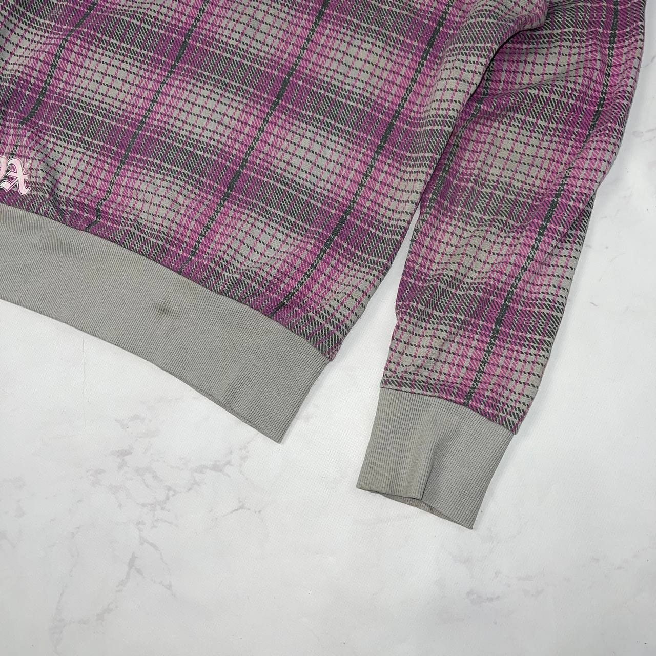 Fox Racing Fox Racing Crazy Y2K Vintage Zip Hoodie Plaid Sz XL Unisex Size US XL / EU 56 / 4 - 19 Thumbnail