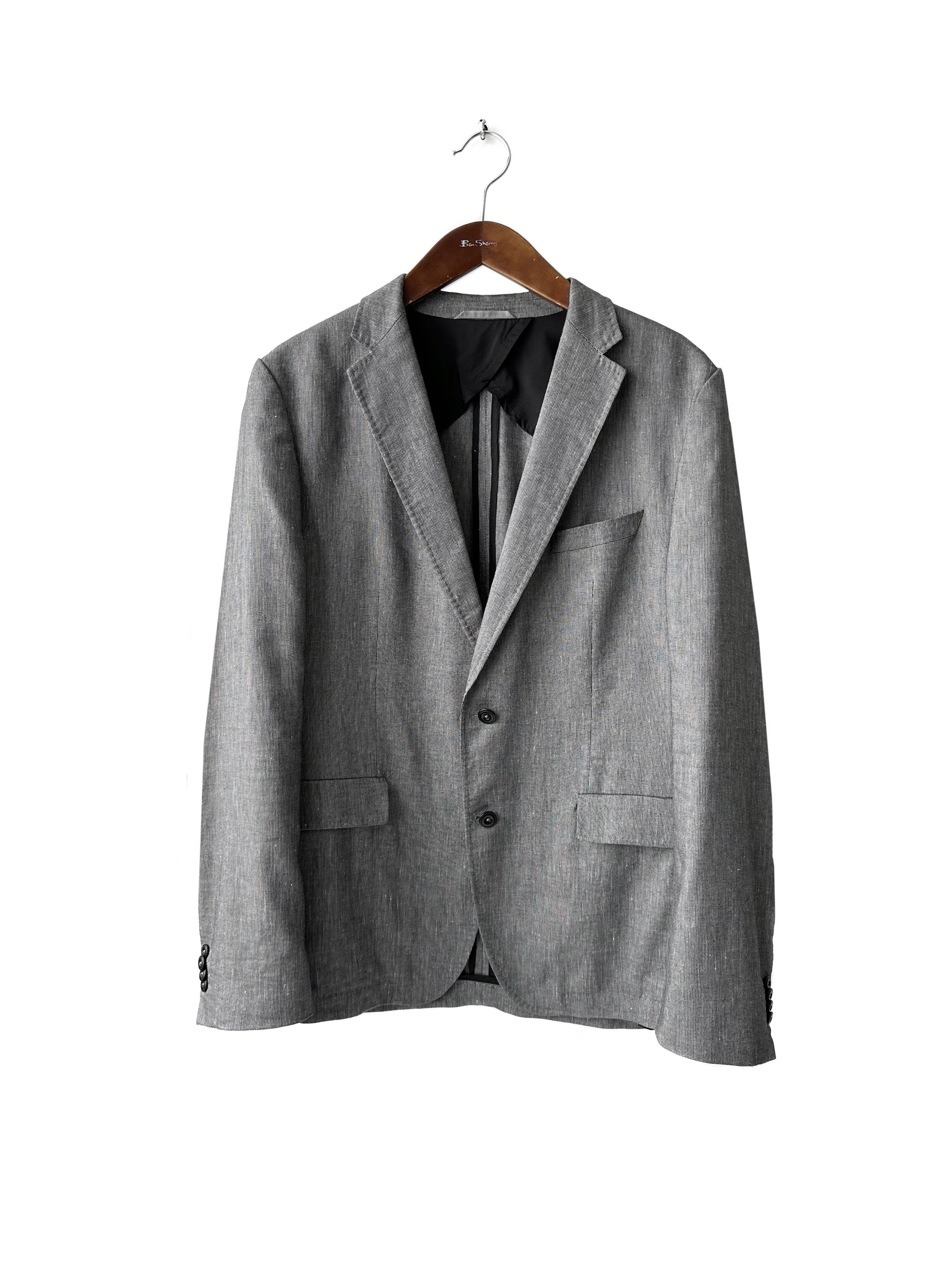 Hugo Boss grey melange light blazer