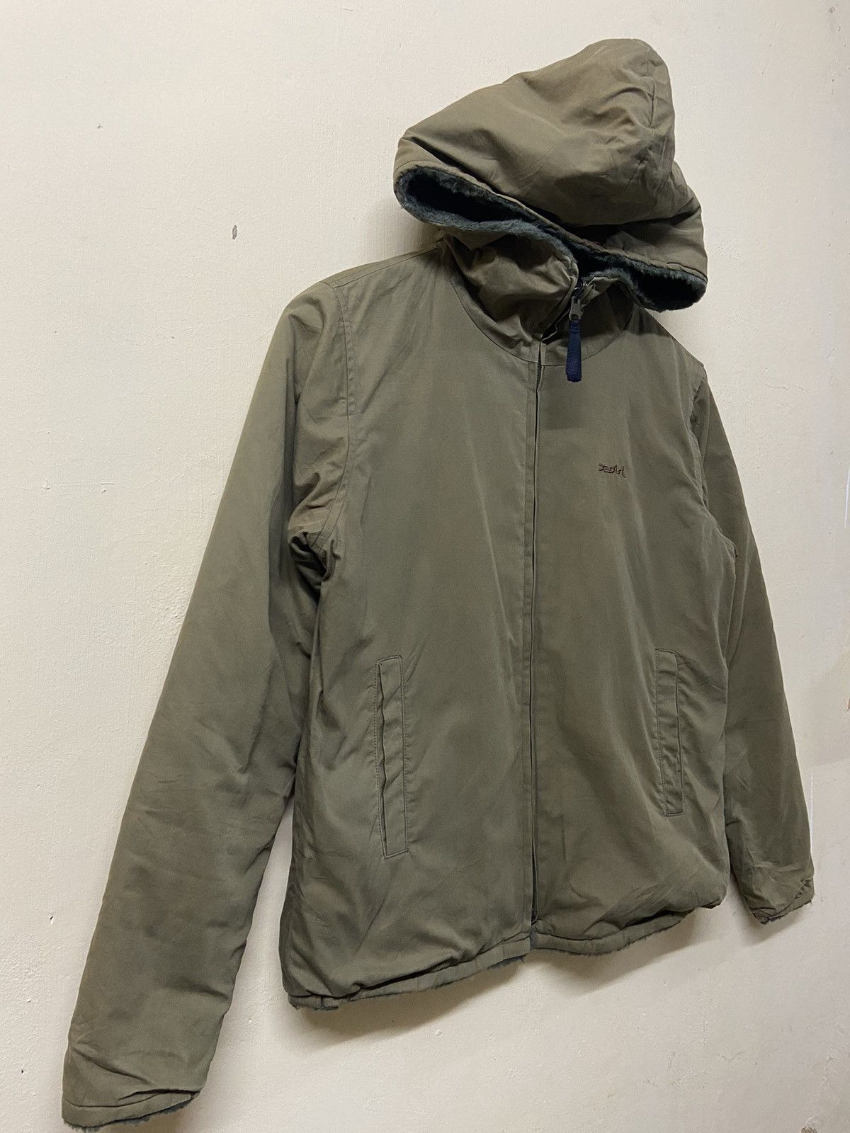 Japanese Brand Vintage X-Girl Reversible hoodie Fleece Jacket Size US M / EU 48-50 / 2 - 2 Thumbnail