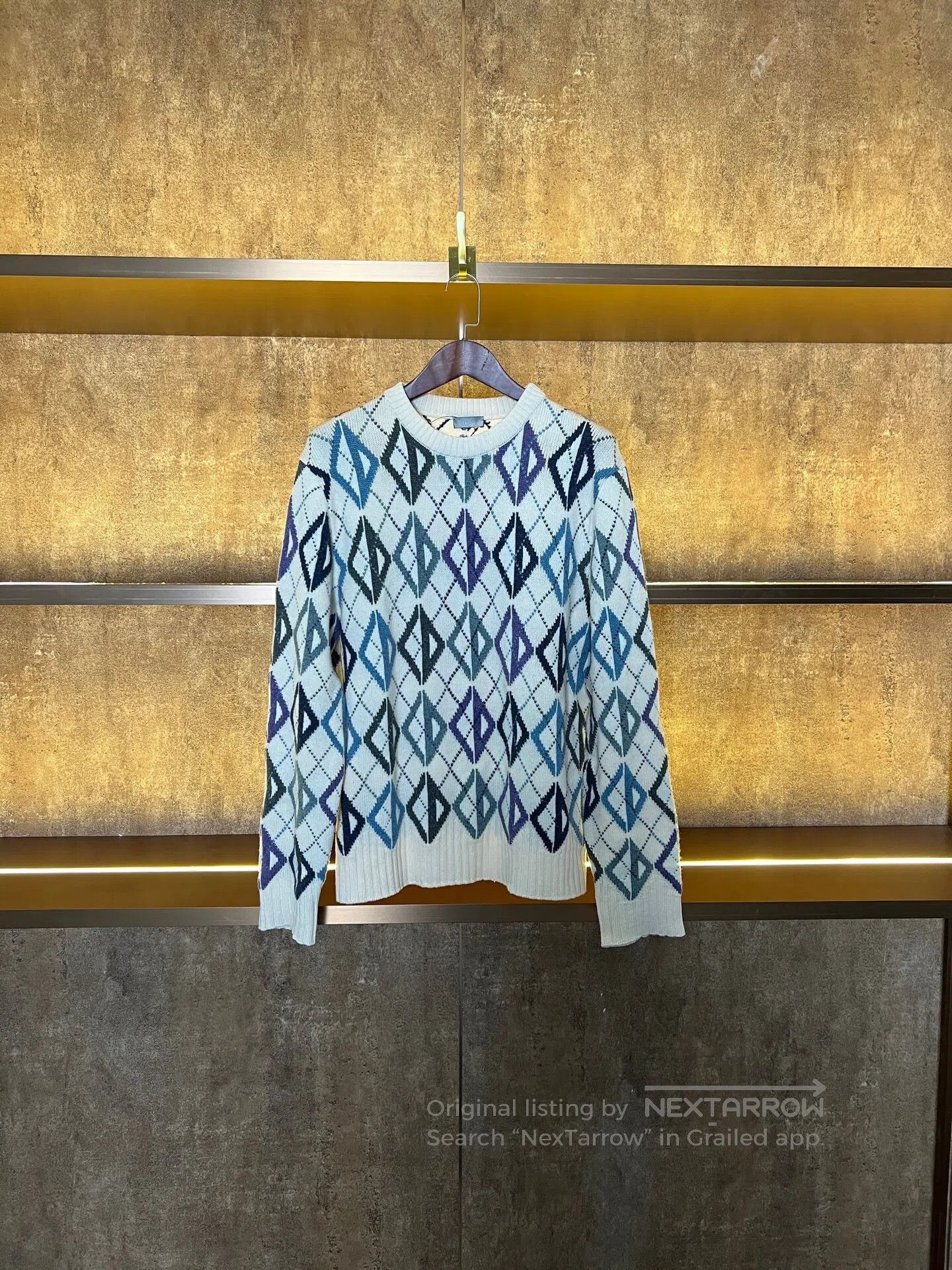 Dior Dior Diamond Knit Sweater| Size US L / EU 52-54 / 3 - 1 Thumbnail
