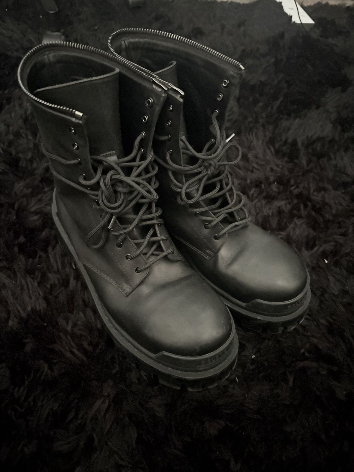 Balenciaga Balenciaga MASTER strike boots FW20 convertible zipper boots Size US 11 / EU 44 - 4 Thumbnail