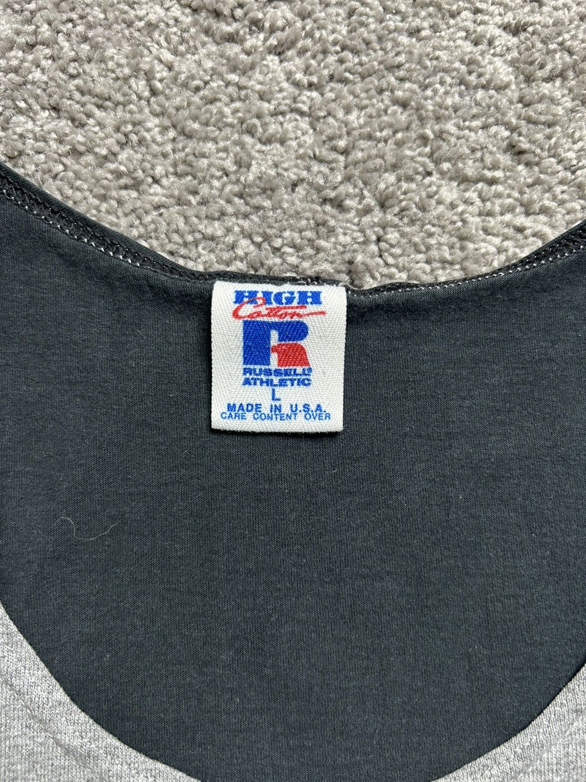 Russell Athletic Vintage 90s Russell Two Tone Muscle Tank Top Made in USA Size US L / EU 52-54 / 3 - 6 Thumbnail
