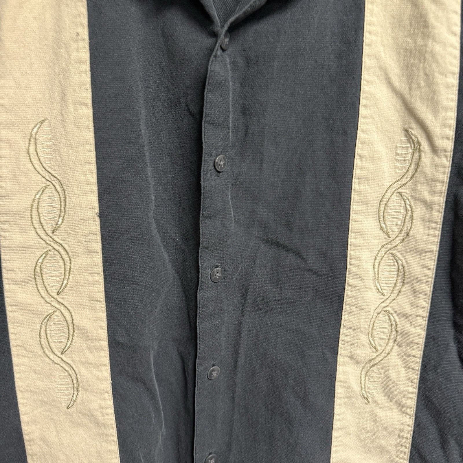 Vintage Vintage Y2K Utility Button Up Shirt Mens Large Skate Size US L / EU 52-54 / 3 - 3 Thumbnail