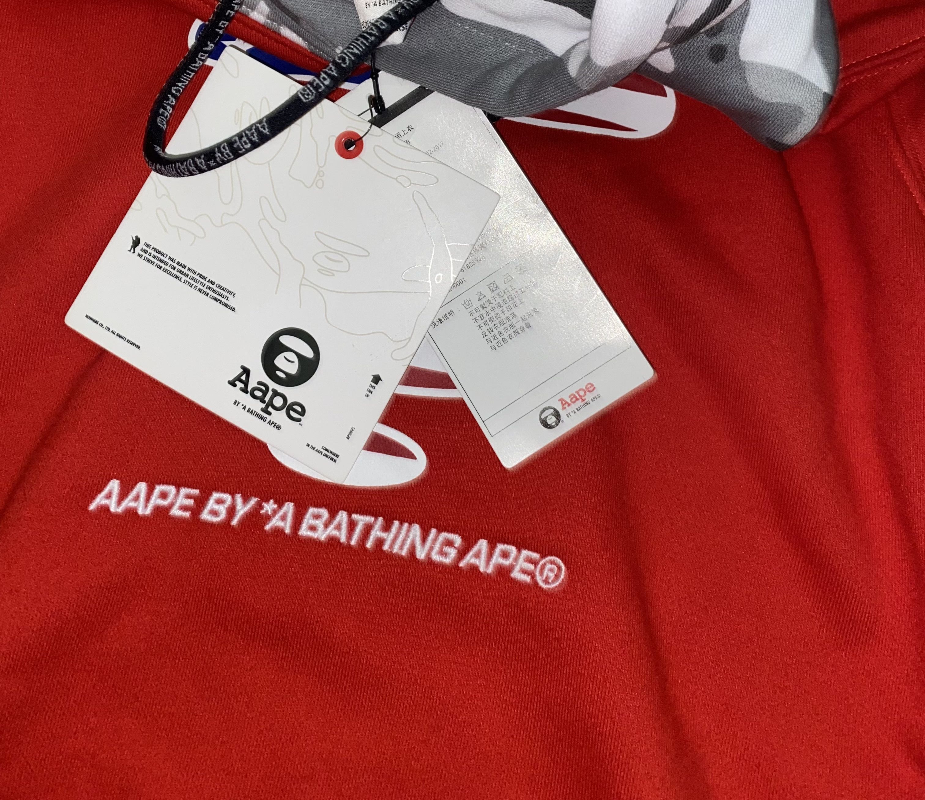 Aape Bape a bathing ape America flag up hoodie small Size XS / US 0-2 / IT 36-38 - 2 Thumbnail