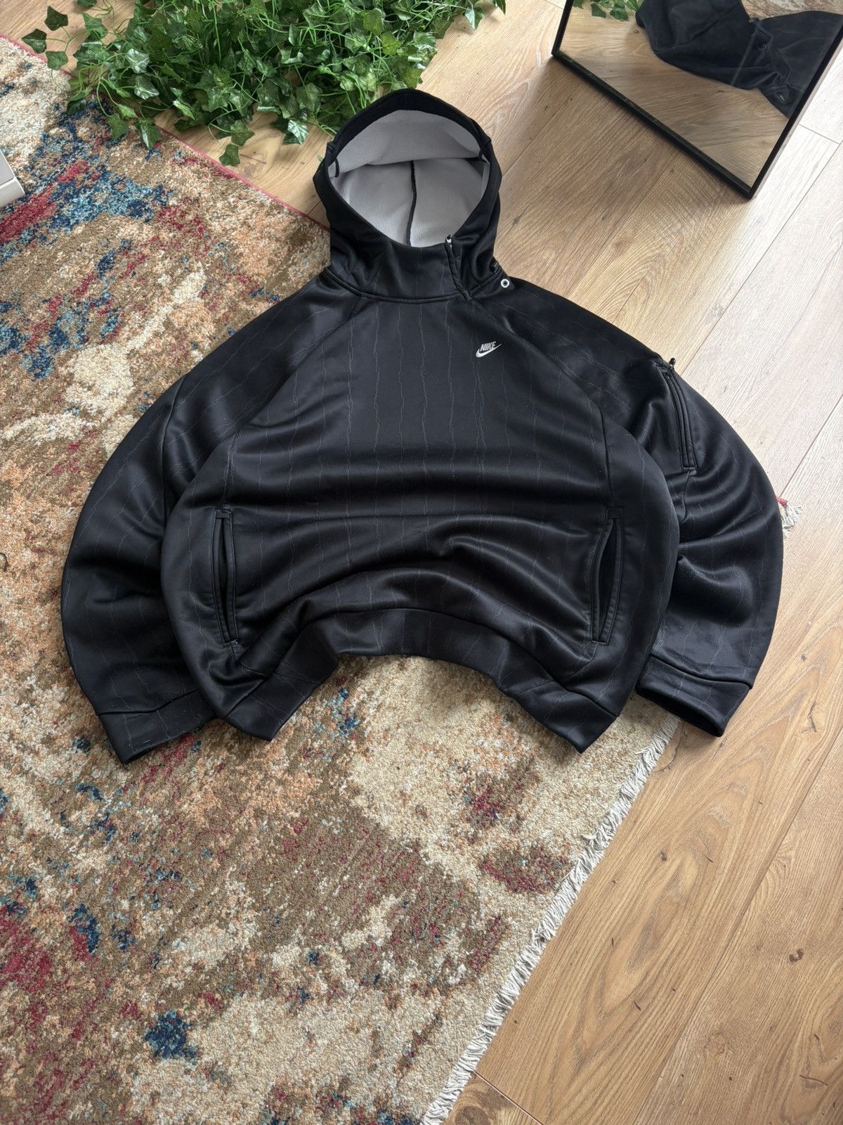 Nike 00s Nike Vintage Oversized Retro Y2K Sport Hoodie Rare Size US XL / EU 56 / 4 - 2 Thumbnail