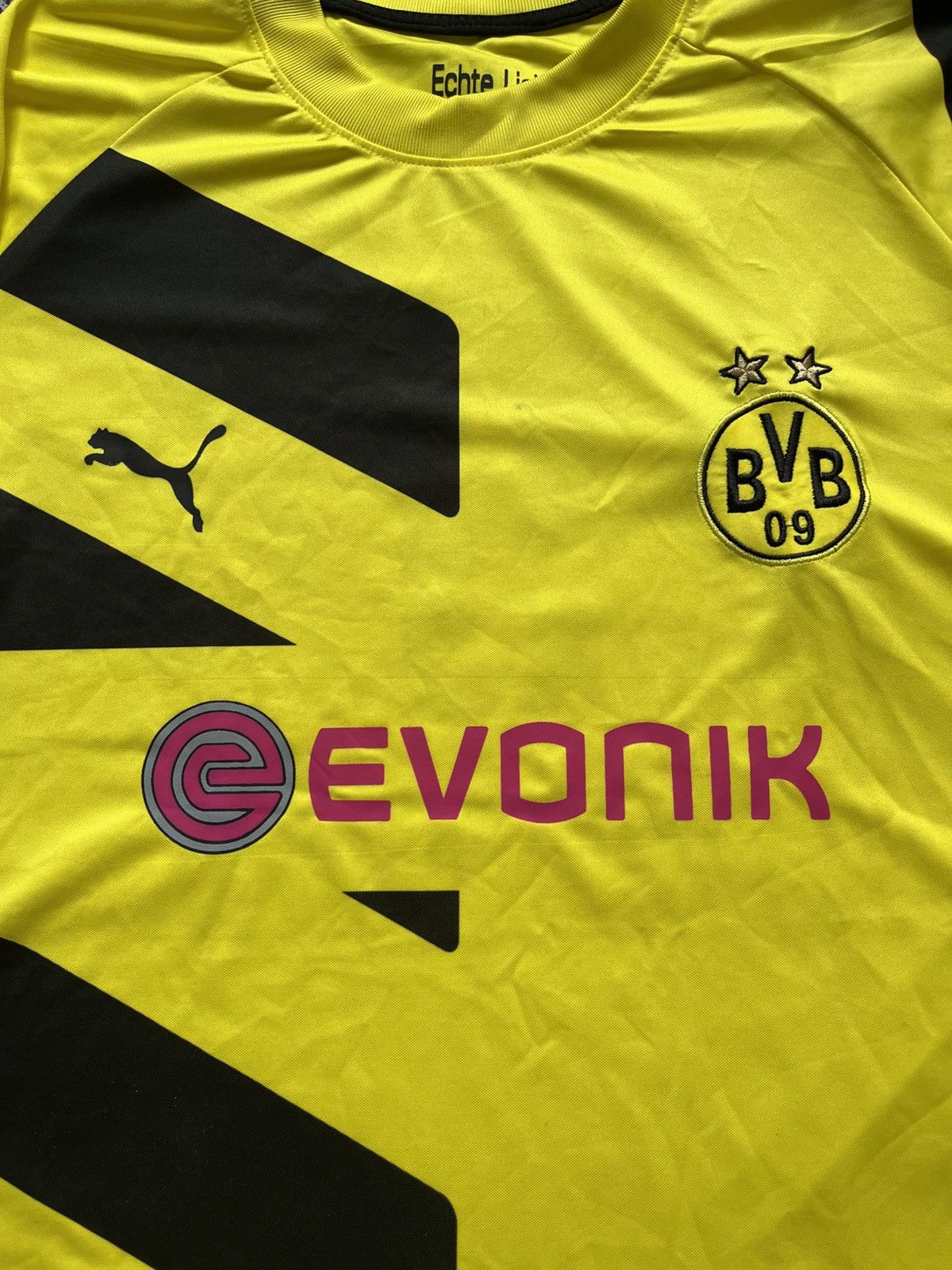 Puma × Vintage 2014 Puma Borussia Dortmund BVB Immobile Home Soccer Jersey Size US XXL / EU 58 / 5 - 5 Thumbnail