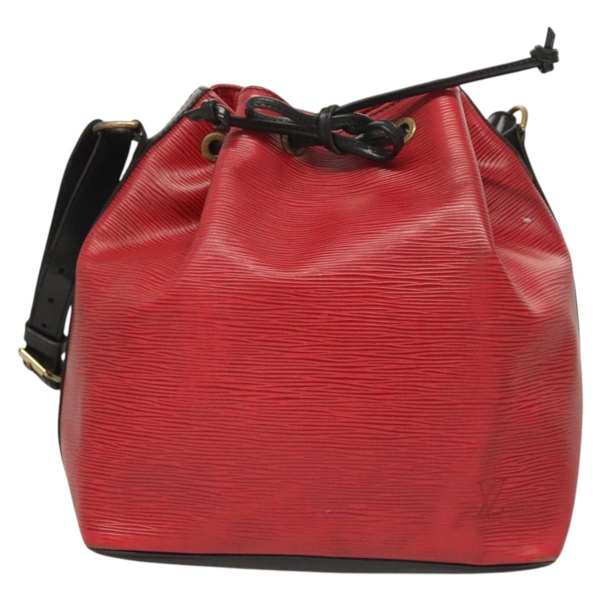 Louis Vuitton LOUIS VUITTON Epi Petit Noe Shoulder Bag Red M44107 Size ONE SIZE - 13 Thumbnail