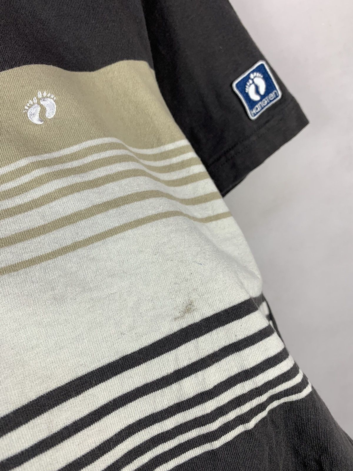 Hang Ten Steals! Hang Ten Vintage Style Stripes Polo Collar Tee Size US M / EU 48-50 / 2 - 4 Thumbnail