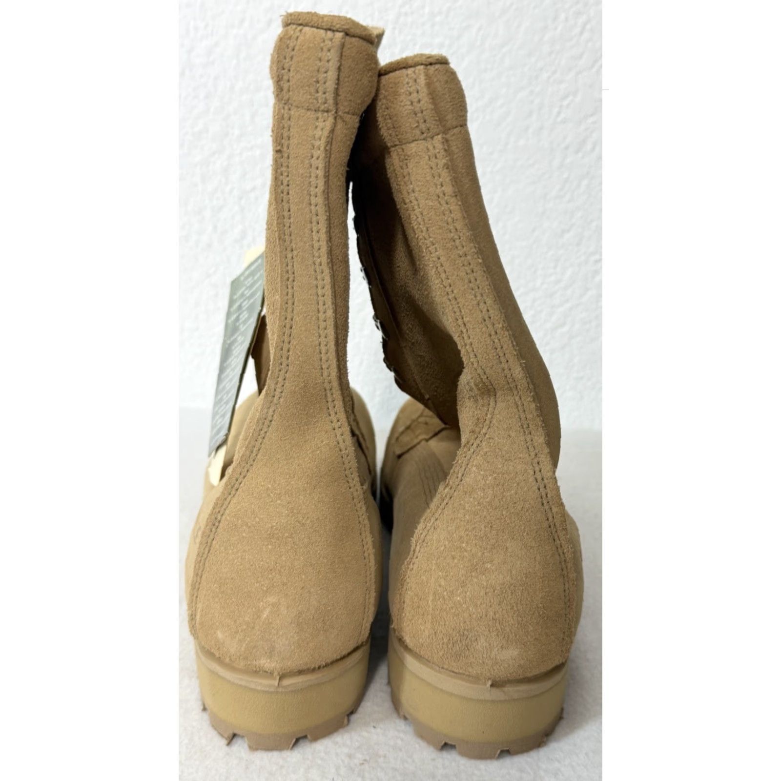 Vibram Belleville Boots Men's 11 R Gore-Tex Vibram Military Mid-Calf Tan Boots Waterproof Durable Size US 11 / EU 44 - 4 Thumbnail