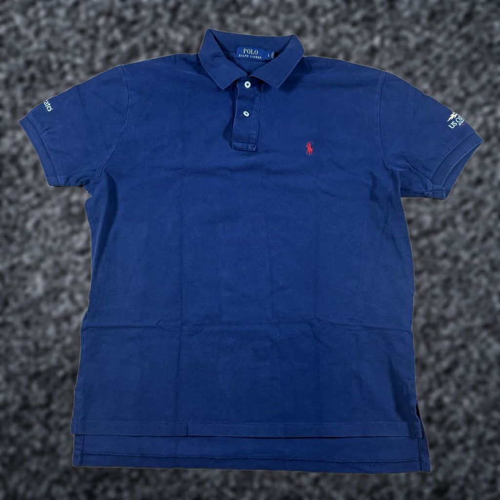 Ralph Lauren Polo Ralph Lauren Polo Shirt Men's L 2015 US Open Tennis Blue Emirates Mens Blue Polo Shirt Size US L / EU 52-54 / 3 - 1 Thumbnail