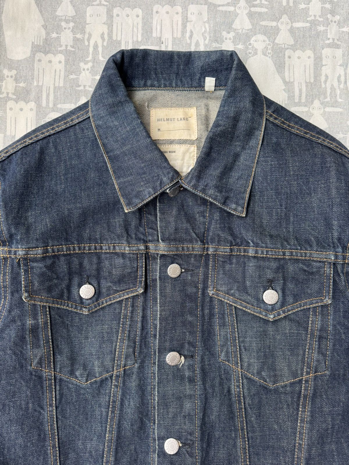 Helmut Lang Helmut Lang 1999 Type III Classic Denim Trucker Jacket Size US M / EU 48-50 / 2 - 2 Thumbnail