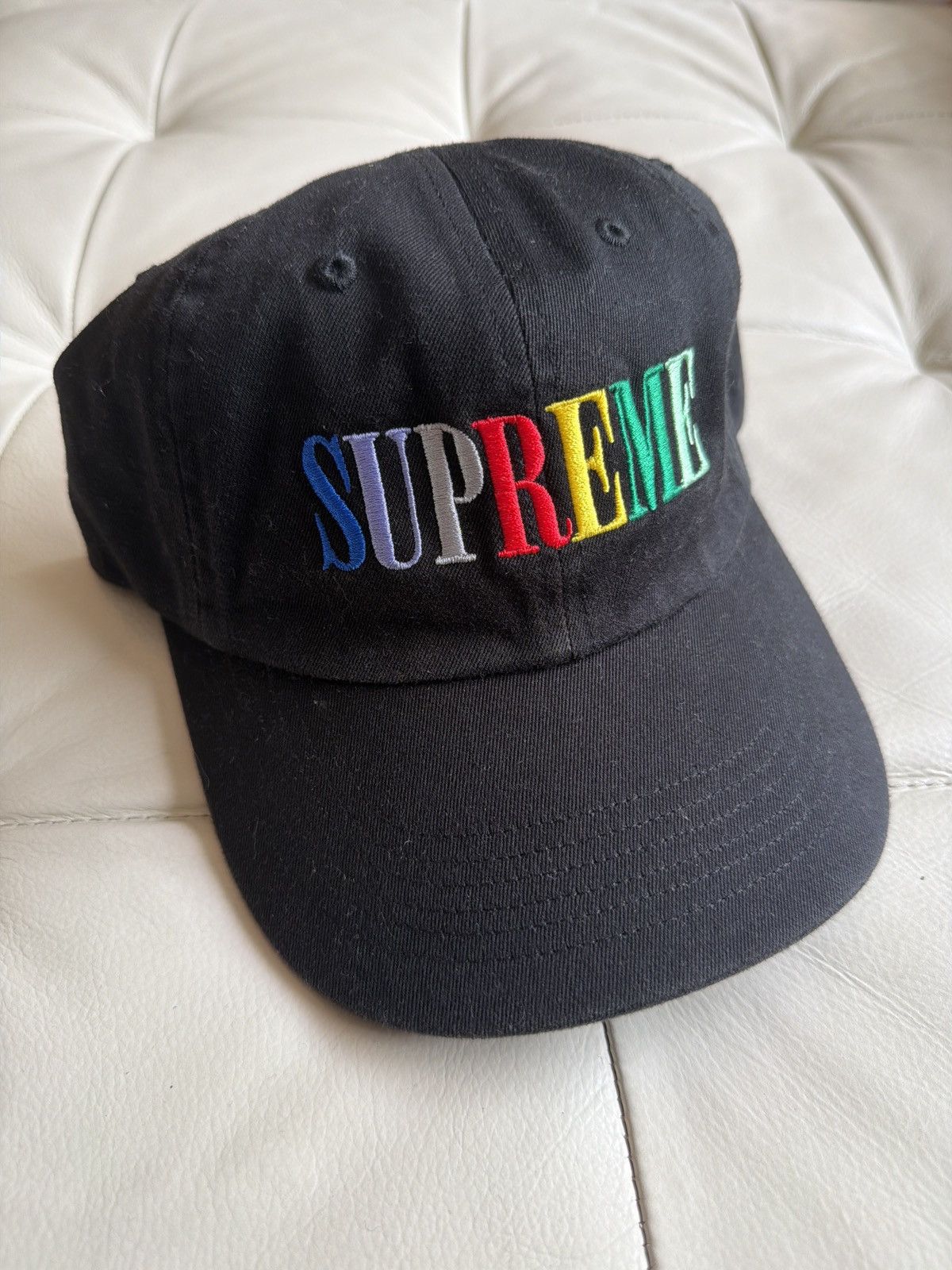 Supreme FW20 Multi Color Logo 6 Panel Hat Size ONE SIZE - 1 Thumbnail