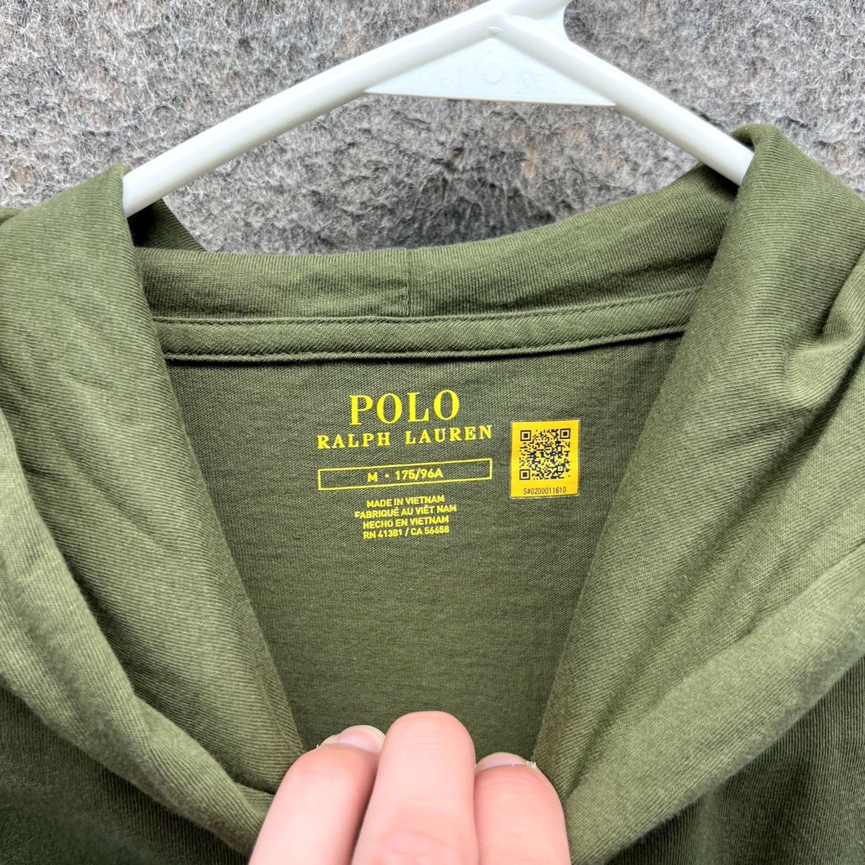 Polo Ralph Lauren VINTAGE Polo Ralph Lauren Hoodie Mens Medium Green Olive Pullover Fleece Pony Sweatshirt Size US M / EU 48-50 / 2 - 7 Thumbnail