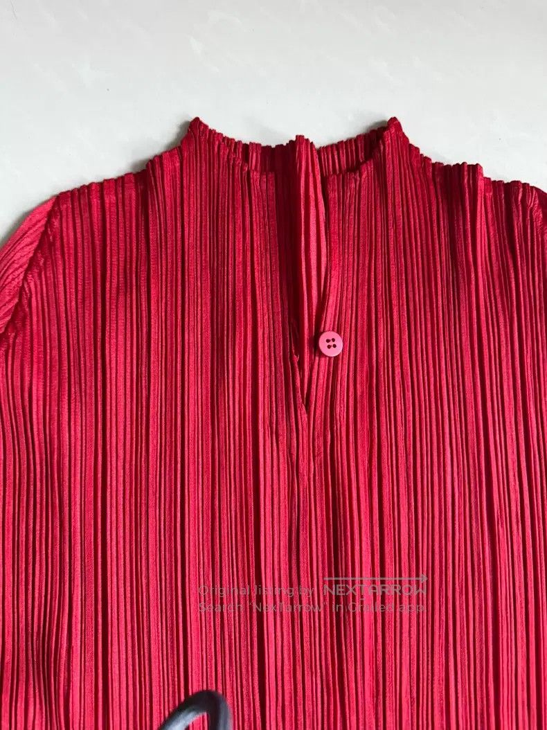 Issey Miyake Issey Miyake Chinese small stand-collar top Size L / US 10 / IT 46 - 2 Thumbnail