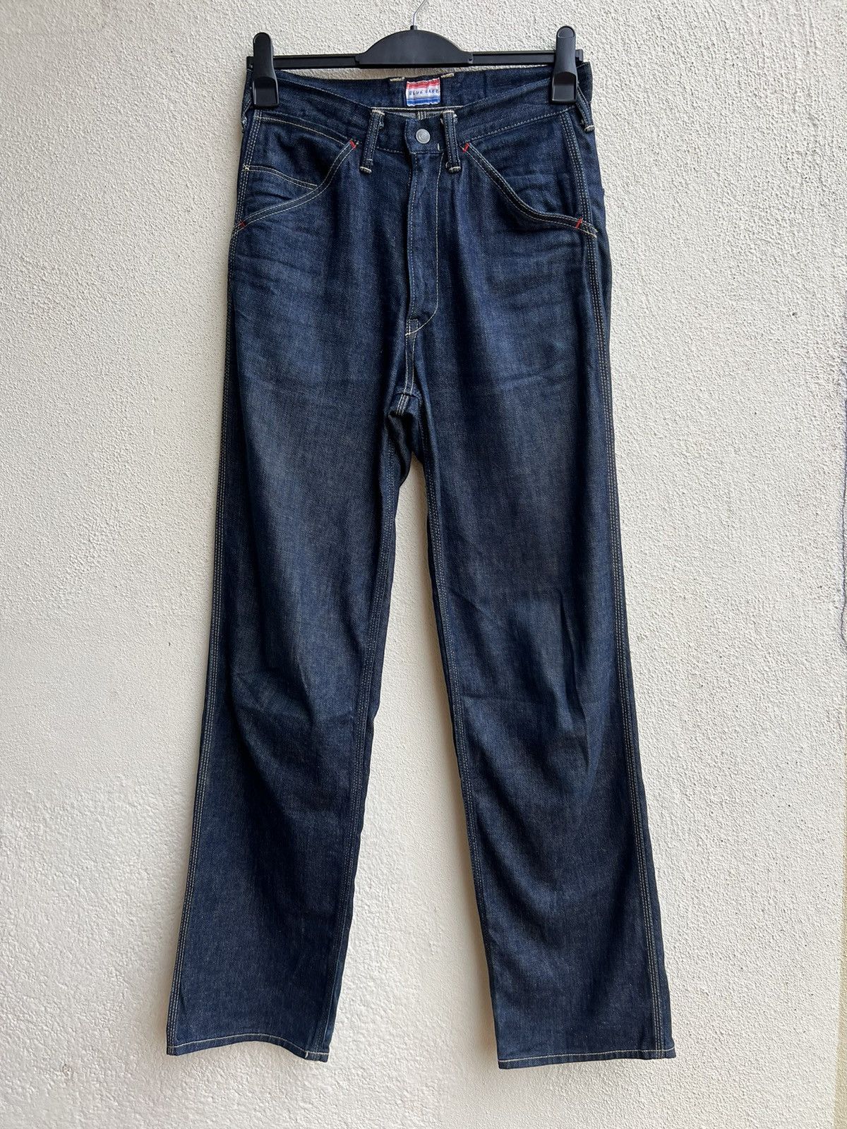 45rpm RARE! Vintage 45rpm Blue Cafe Mud Denim Jeans Size US 30 / EU 46 - 24 Thumbnail