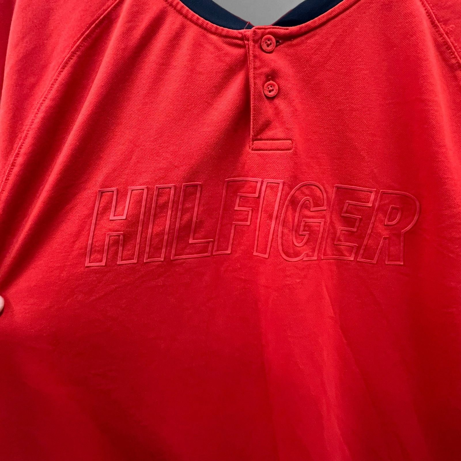 Tommy Hilfiger Tommy Hilfiger Spellout Shirt 90's Style Short Sleeve Shirt Size US L / EU 52-54 / 3 - 3 Thumbnail