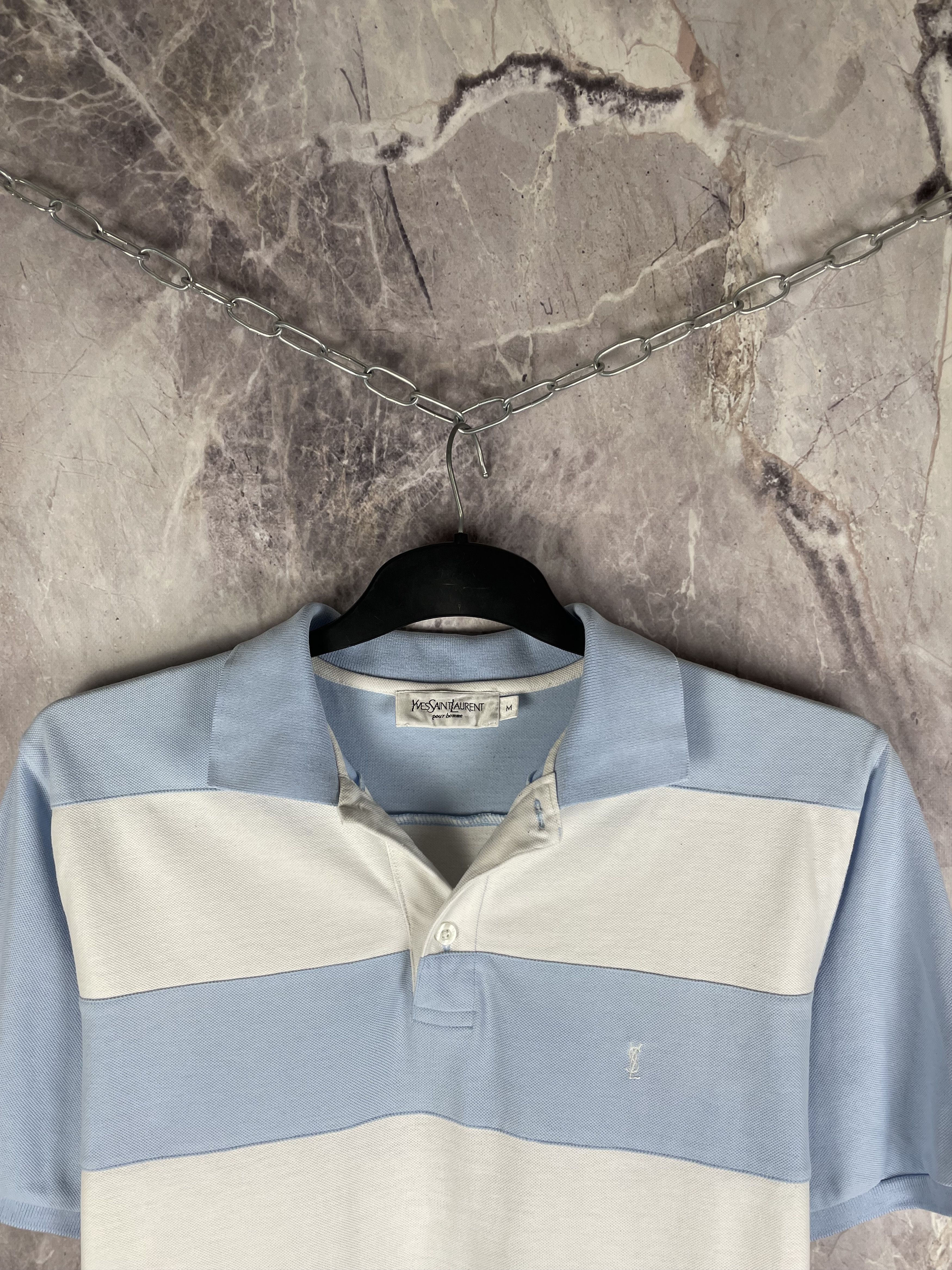 Yves Saint Laurent Yves Saint Laurent vintage polo shirt ysl Size US M / EU 48-50 / 2 - 3 Thumbnail