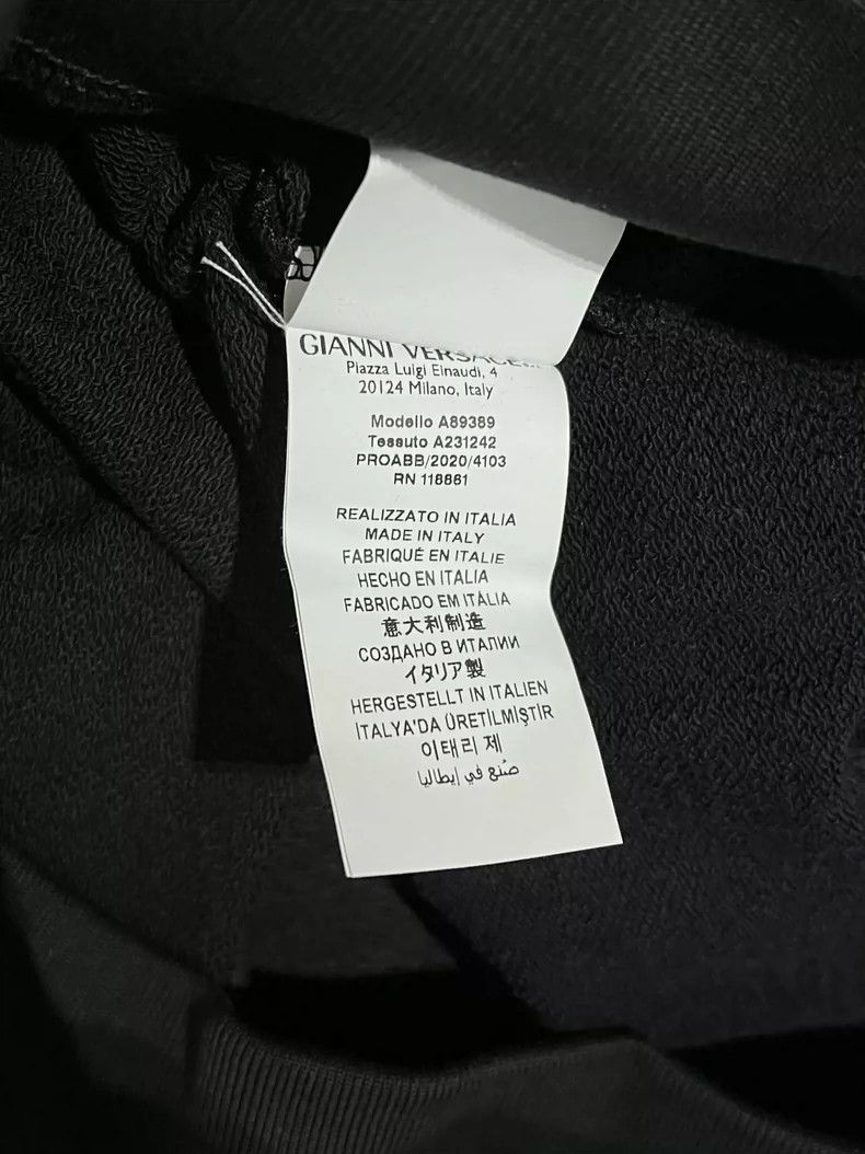 Versace Versace Letter cotton pullover sweatshirt Size US L / EU 52-54 / 3 - 8 Thumbnail