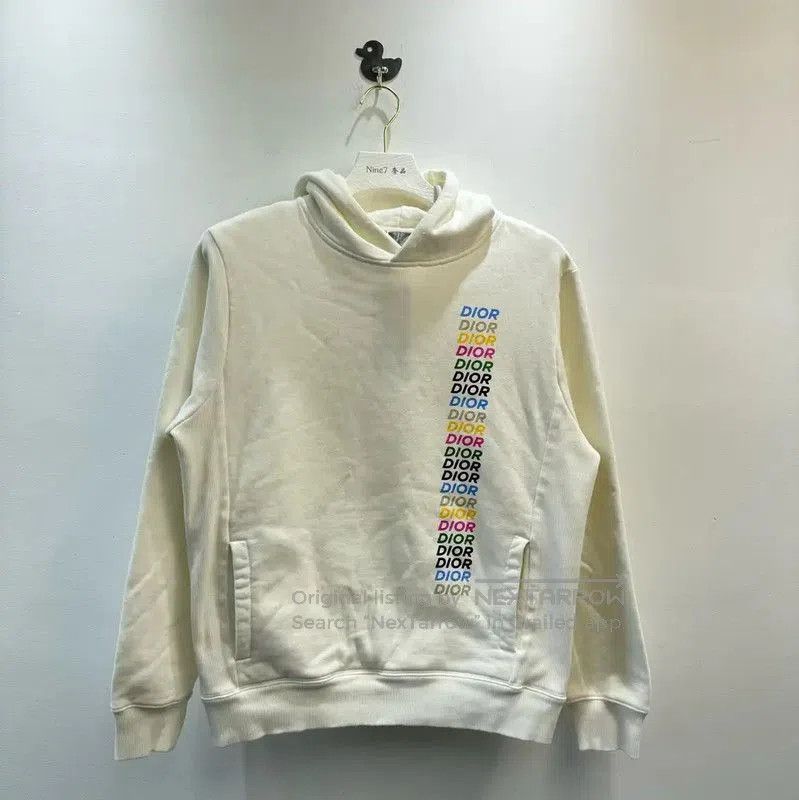 Other Dior White Cotton Men's Hoodie . Size US S / EU 44-46 / 1 - 1 Thumbnail