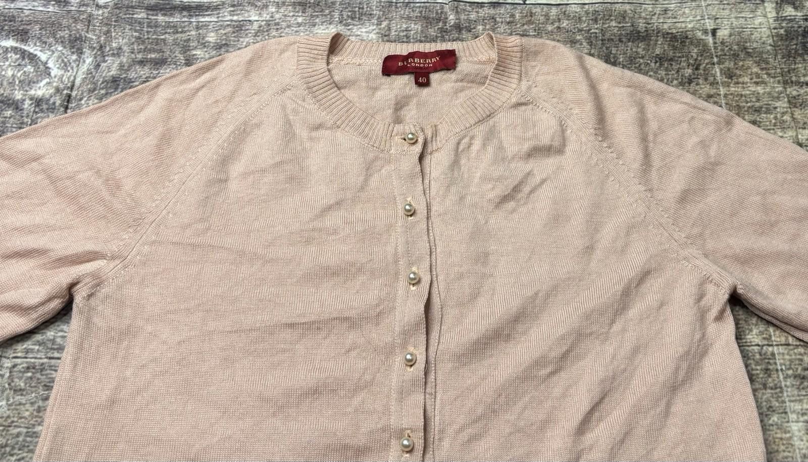 Other Burberry London Sweater Womens 40 Small Merino Wool Pearl Size S / US 4 / IT 40 - 4 Thumbnail