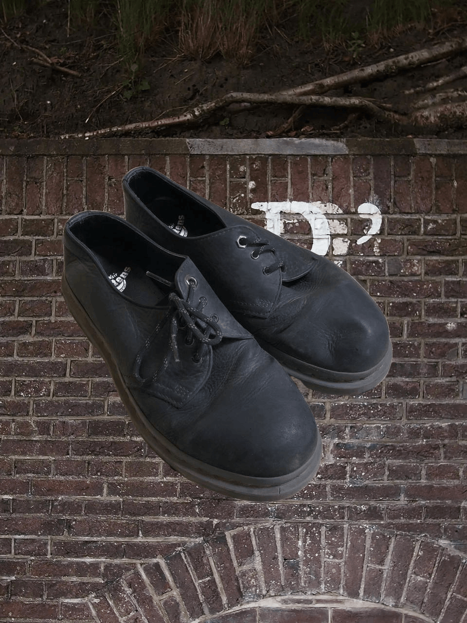 Dr. Martens Dr Marten Faux Grainy Leather 1461 Derby Shoes Size US 8.5 / EU 41-42 - 1 Thumbnail