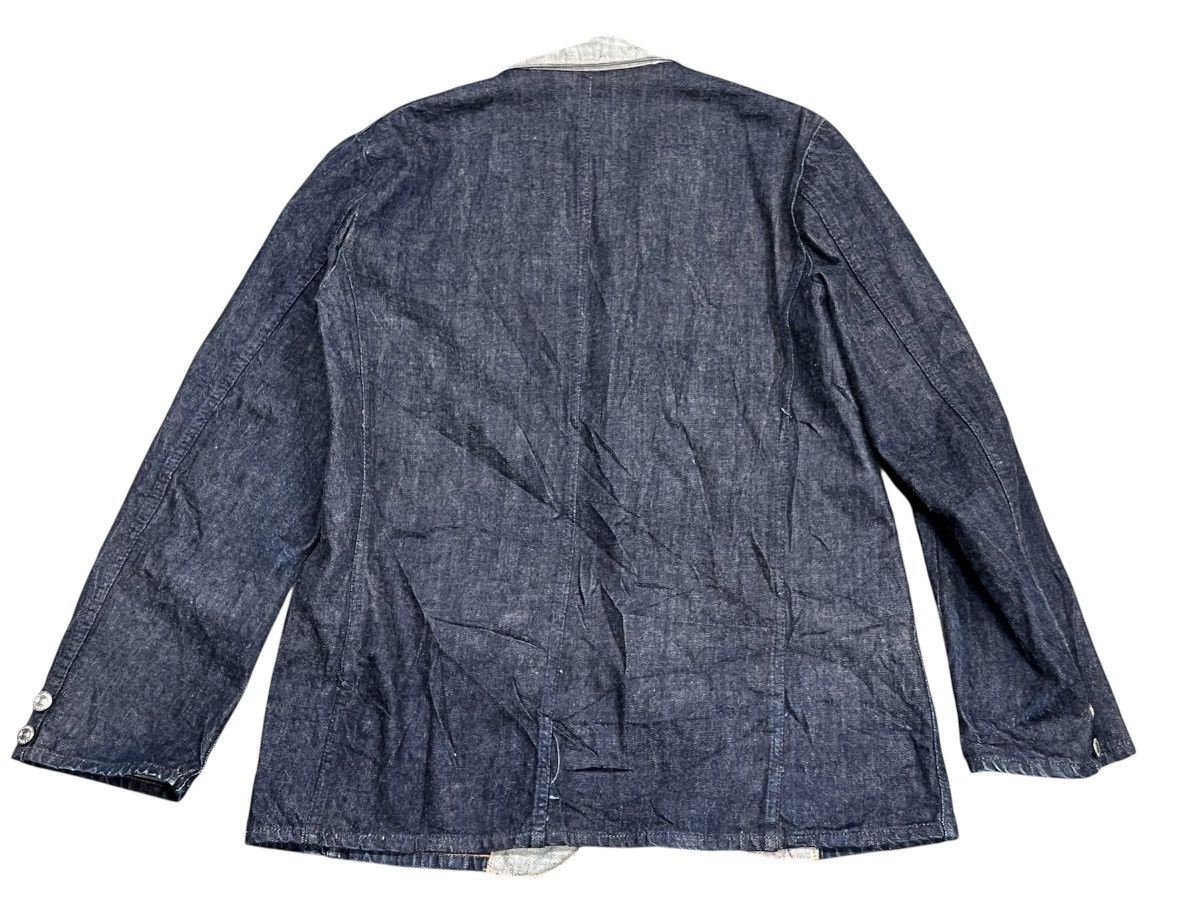 Other Japanese Denim Blazer C.S.F. | Tailored Jacket | Rare Size 38R - 2 Thumbnail