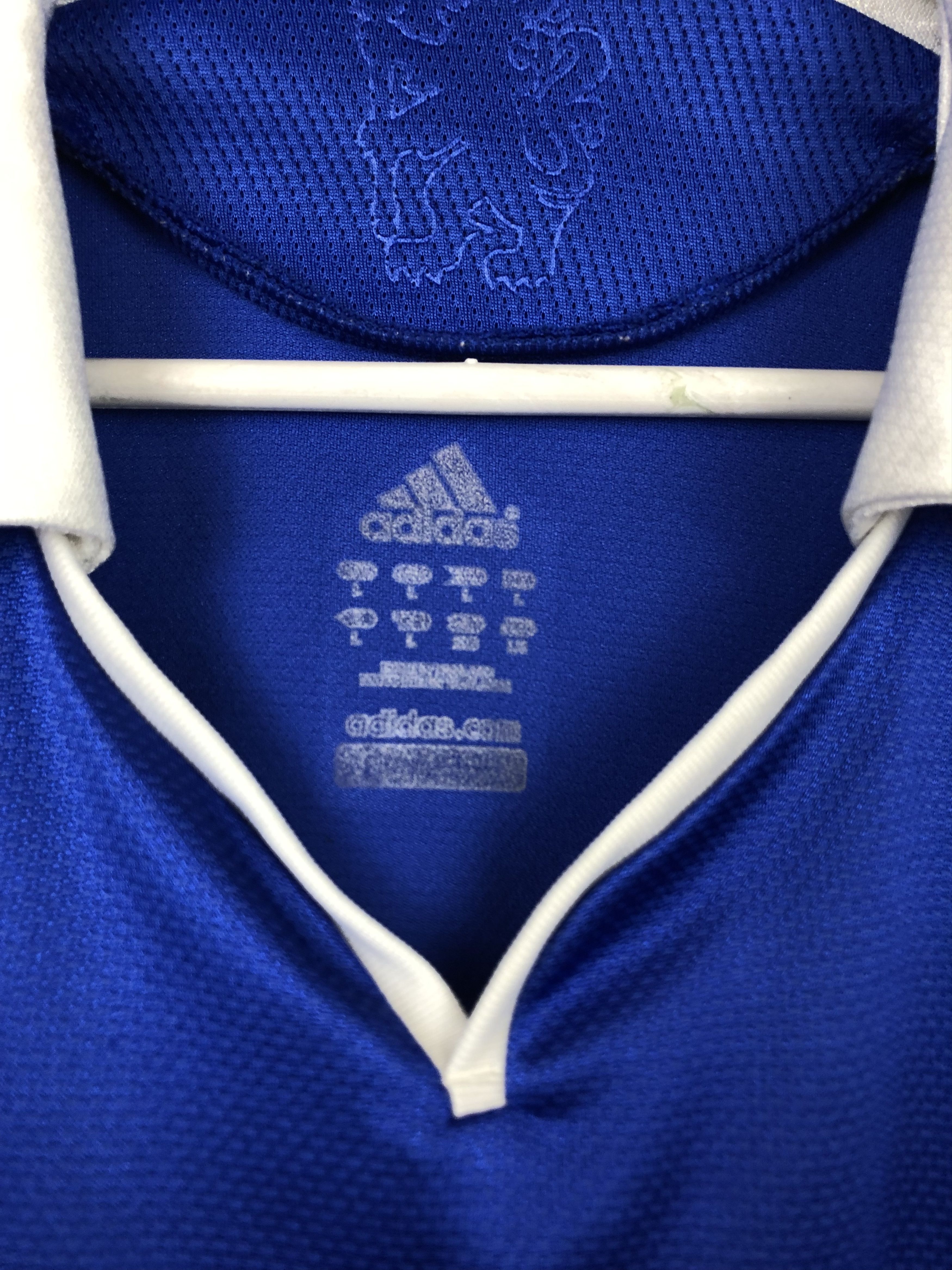 Adidas Chelsea Home football shirt 2008 Soccer Adidas Jersey Trikot Size US L / EU 52-54 / 3 - 5 Thumbnail