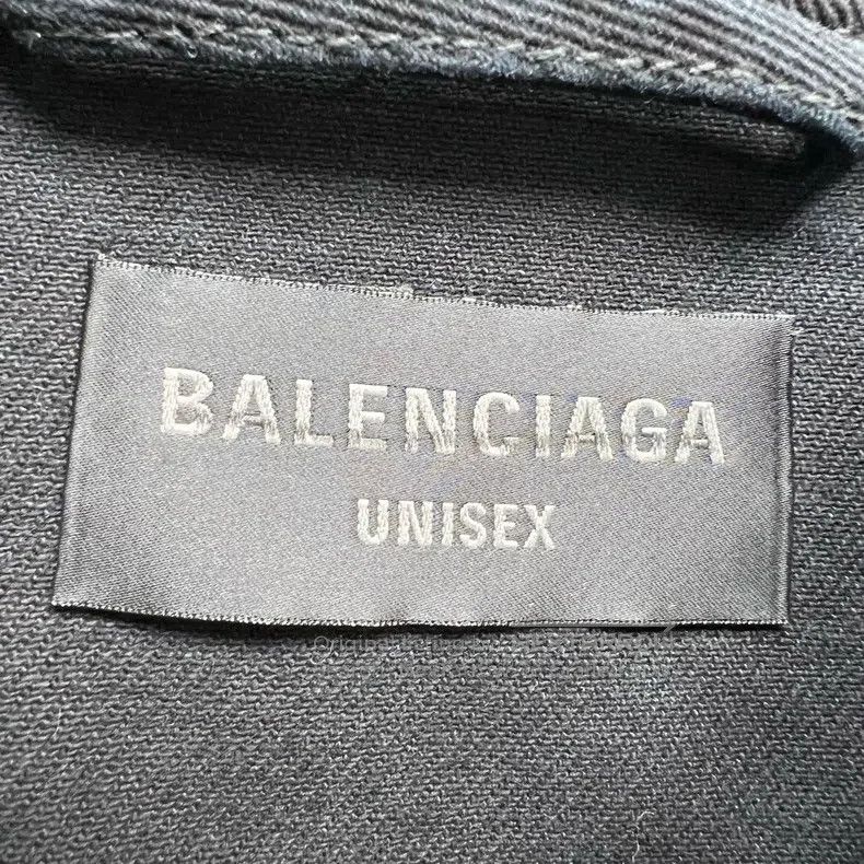 Balenciaga Balenciaga Black and Grey Side Sleeve Openwork LOGO Embroi Size US XL / EU 56 / 4 - 4 Thumbnail