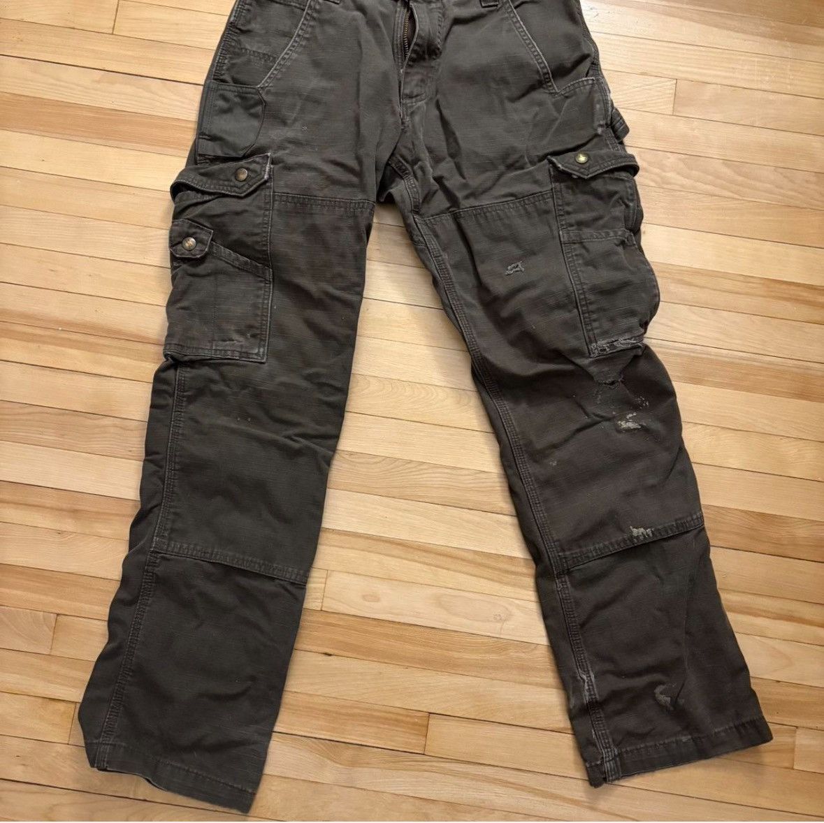 Carhartt Olive carhartt cargo pants Size US 30 / EU 46 - 2 Thumbnail