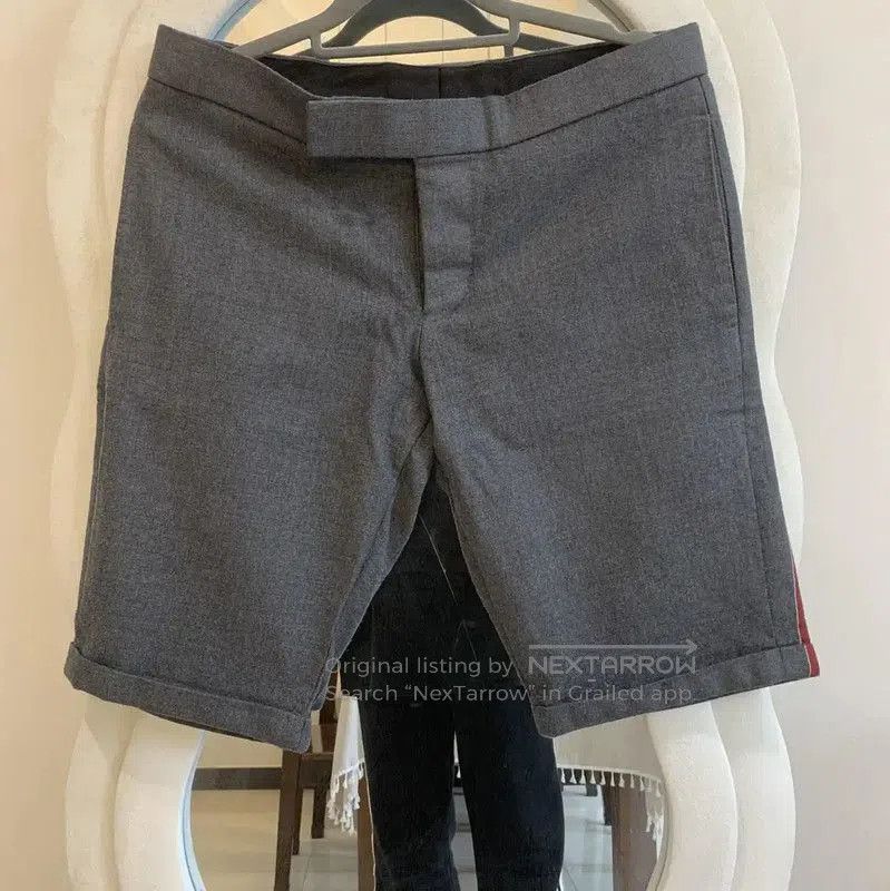 Thom Browne Thom Browne Gray Wool Men's Shorts . Size US 30 / EU 46 - 3 Thumbnail