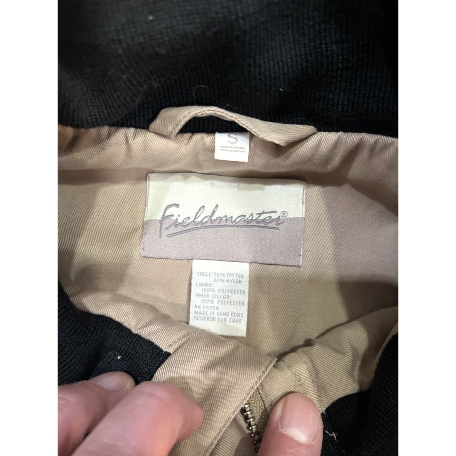 Vintage Fieldmaster Vest Mens S Brown Full Zip Hunting Fishing Fleece Lined Size US S / EU 44-46 / 1 - 2 Thumbnail