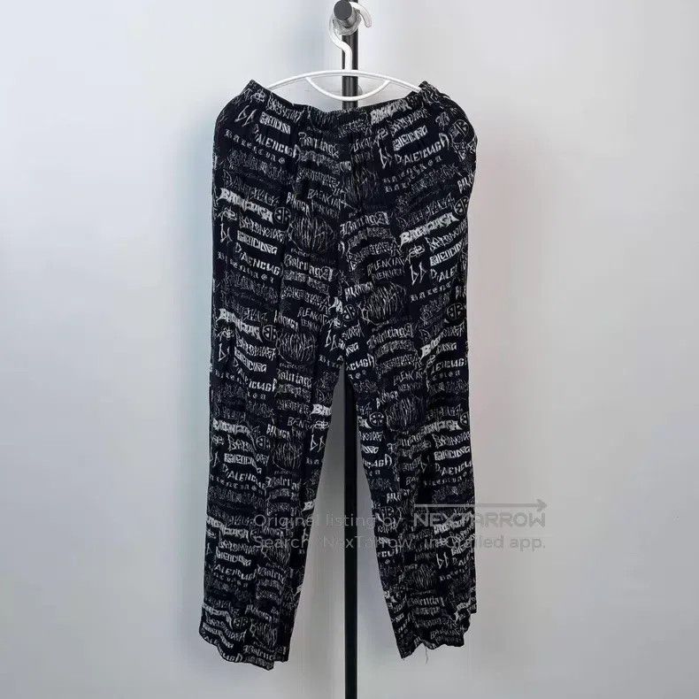 Balenciaga Balenciaga Eiffel Tower print denim pants Size US 28 / EU 44 - 2 Thumbnail