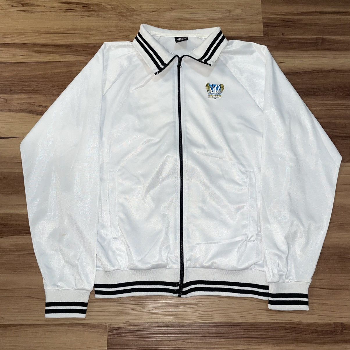 Stussy × Vintage Stussy 2000s Diamond Track Jacket Size US M / EU 48-50 / 2 - 5 Thumbnail