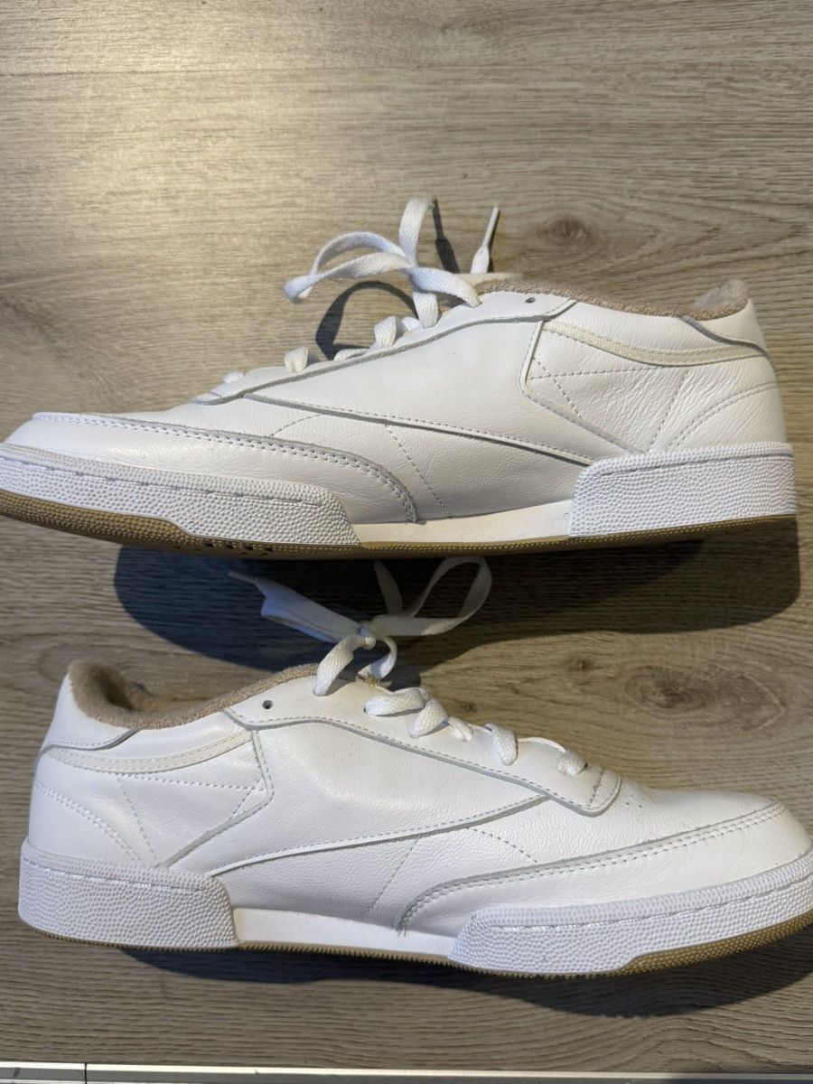JJJJound × Reebok Club C 85 Beige Size US 12 / EU 45 - 3 Thumbnail