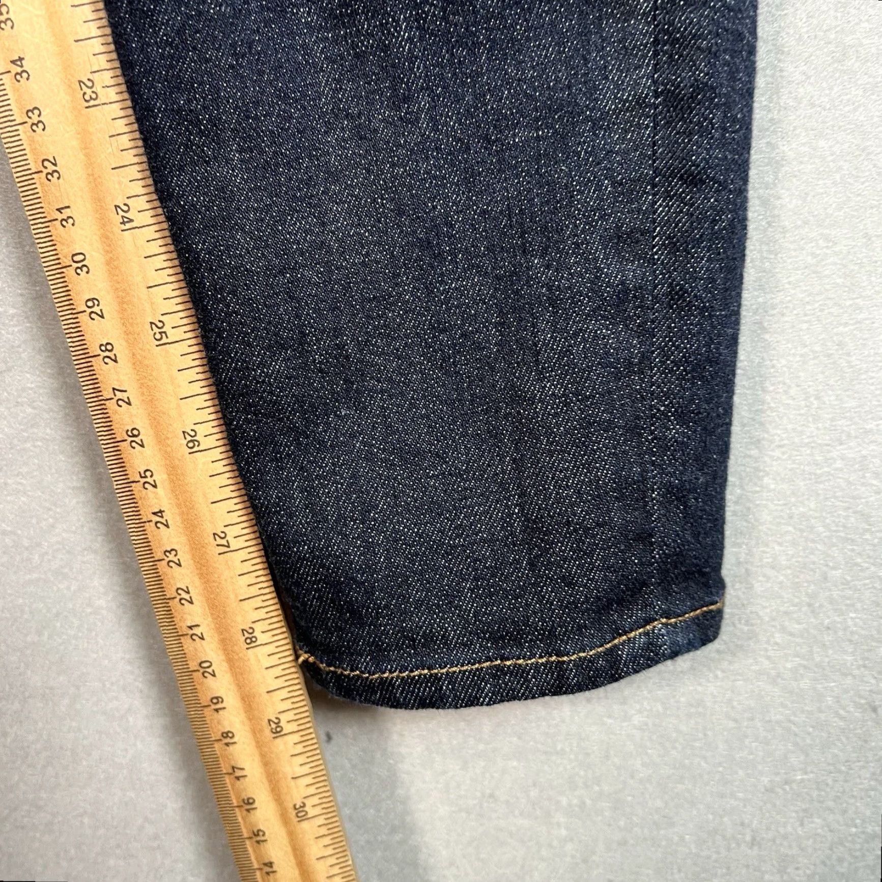 Vintage VINTAGE Baldwin Jeans Woman Skinny Denim 27 Blue Dark Wash BALDWIN City 29 Inseam Womens 27 Blue Skinny Jeans (Adult) Size 27" / US 4 / IT 40 - 4 Thumbnail