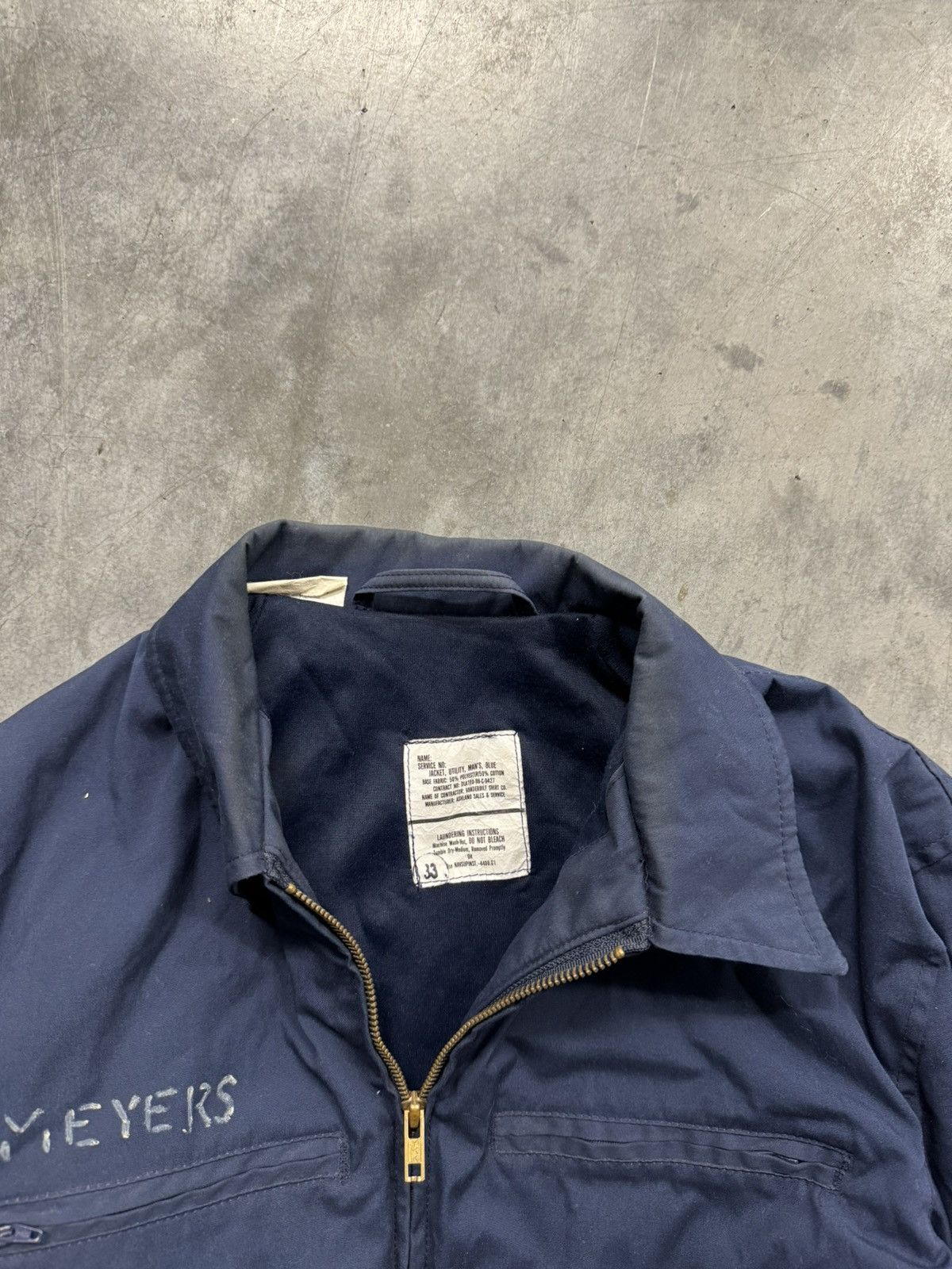 Vintage Vintage US Navy Stamped Utility Jacket | Grailed