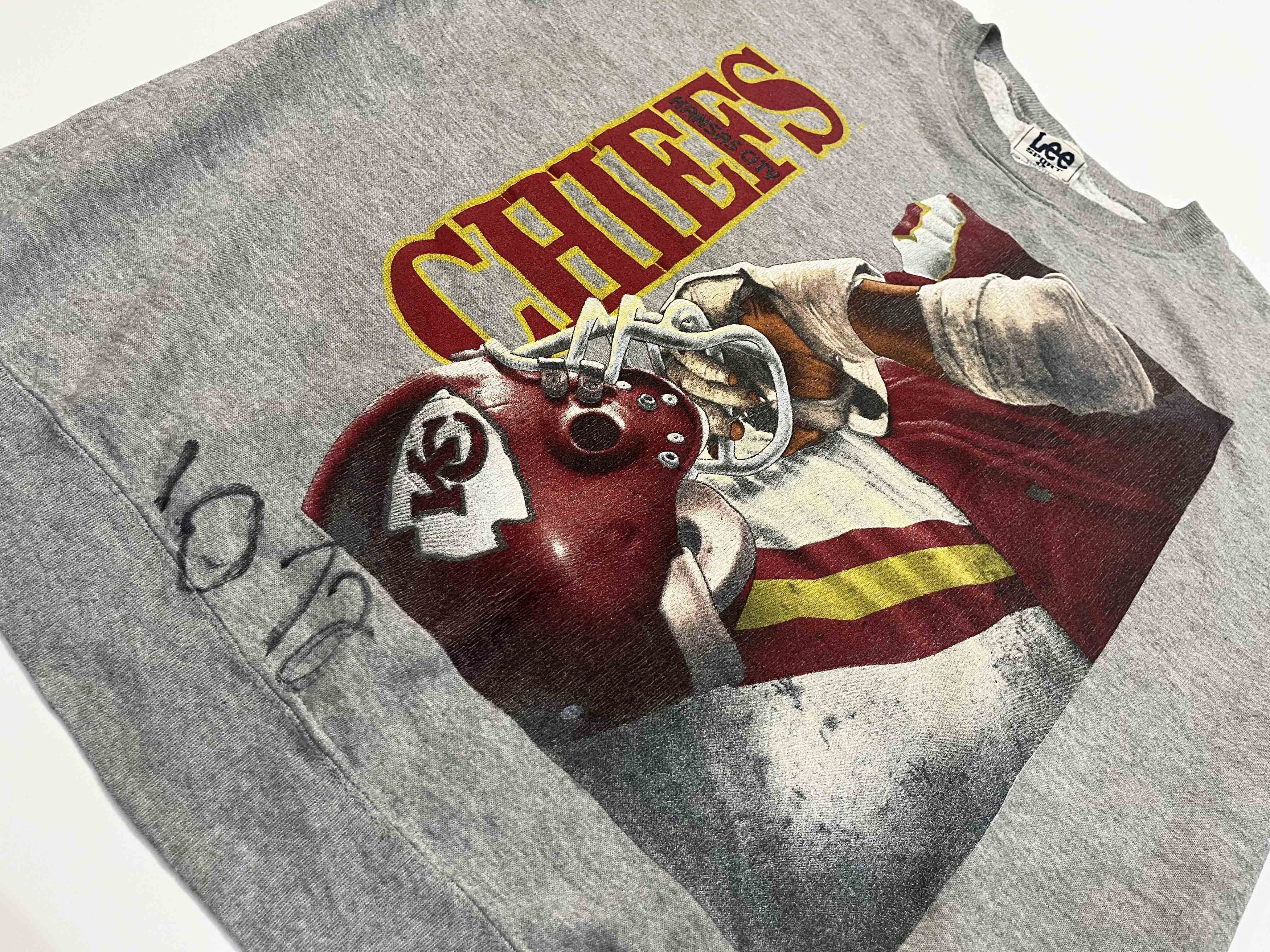 Lee Vintage NFL Kansas City Chiefs Football Crewneck Sweatshirt Size US L / EU 52-54 / 3 - 5 Thumbnail