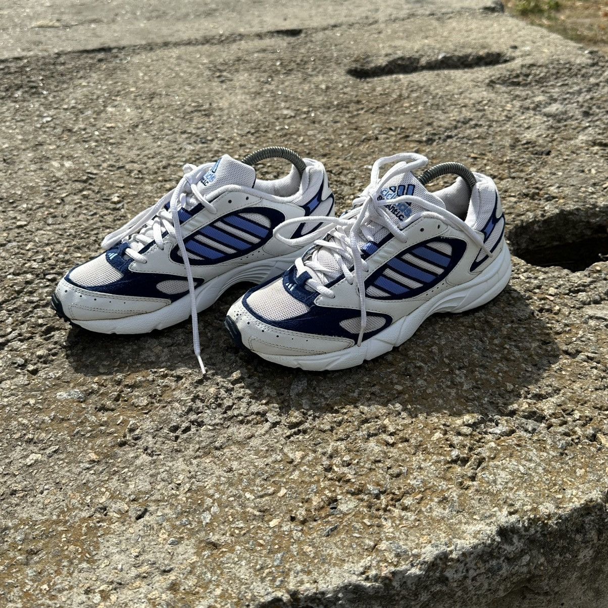 Adidas Adidas Atlantic Blue White Sneakers Vintage 00s Size US 7 Size US 8 / IT 38 - 2 Thumbnail