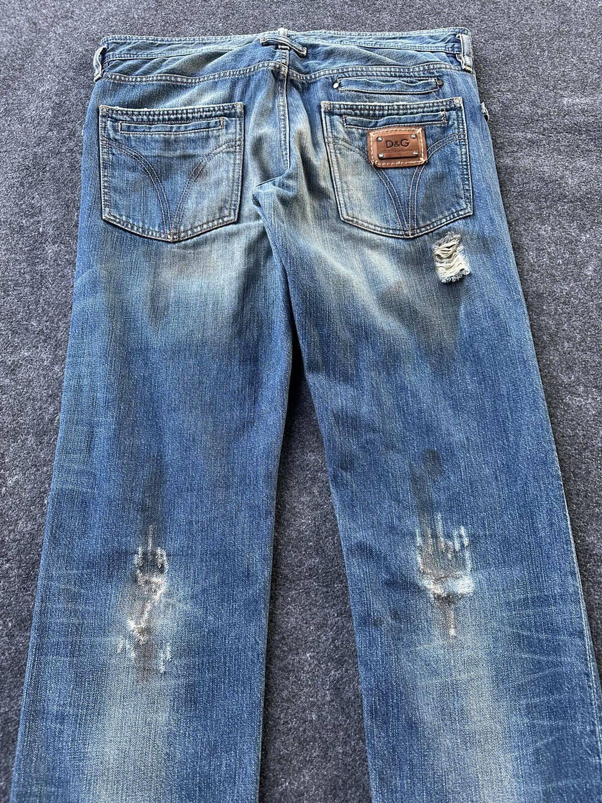 Dolce & Gabbana Dolce Gabbana Distressed Rusty Denim W35 D174 Size US 35 - 5 Thumbnail