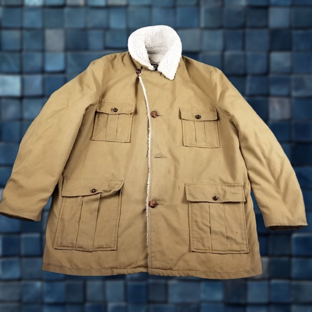 Sears Vintage Yes Oakbrook Sportswear Jacket Mens 46 Long Sears Sherpa Barn Chore Coat Size US S / EU 44-46 / 1 - 1 Thumbnail