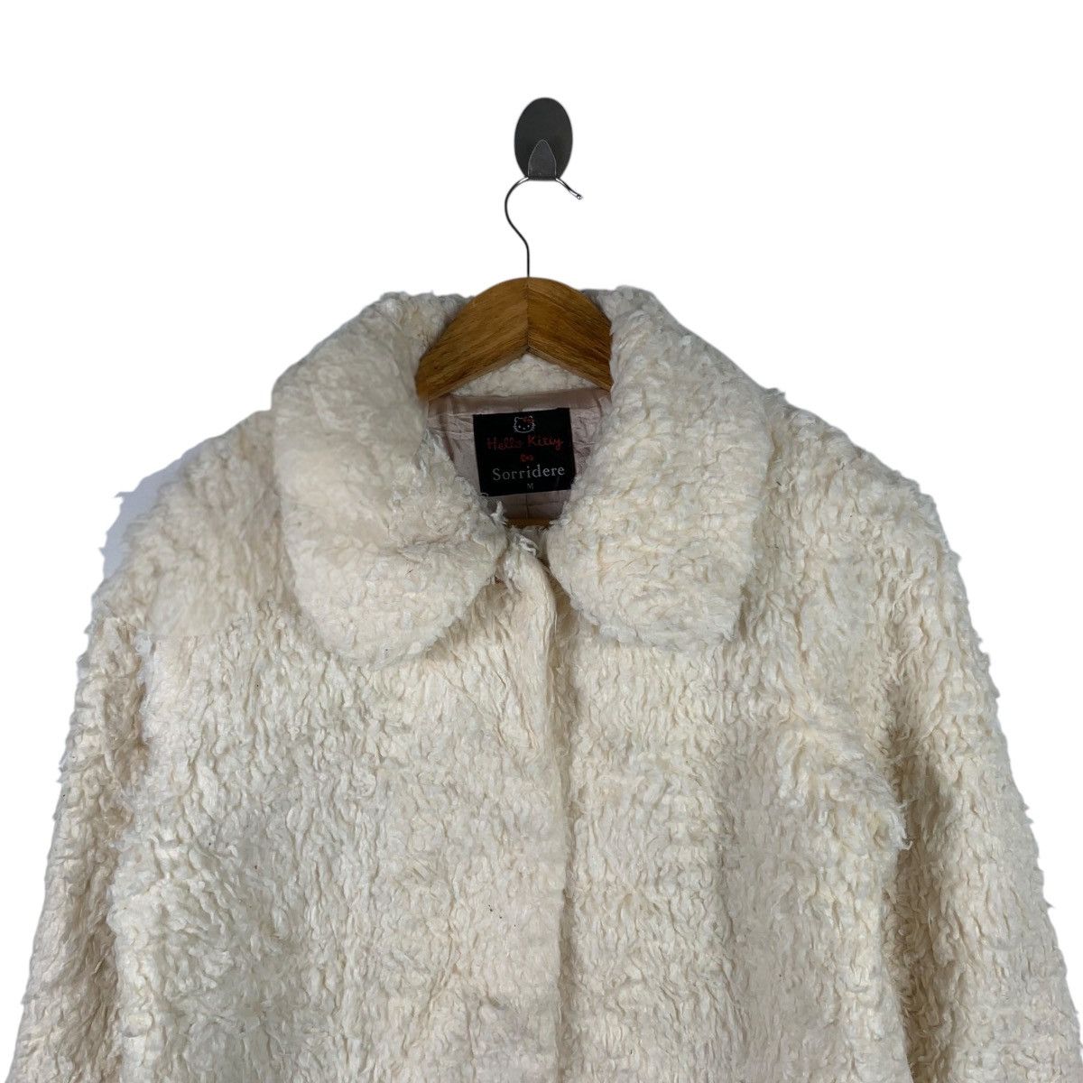 Japanese Brand HELLO KITTY Sorridere Japanese Brand Sherpa White Coat Size M / US 6-8 / IT 42-44 - 3 Thumbnail