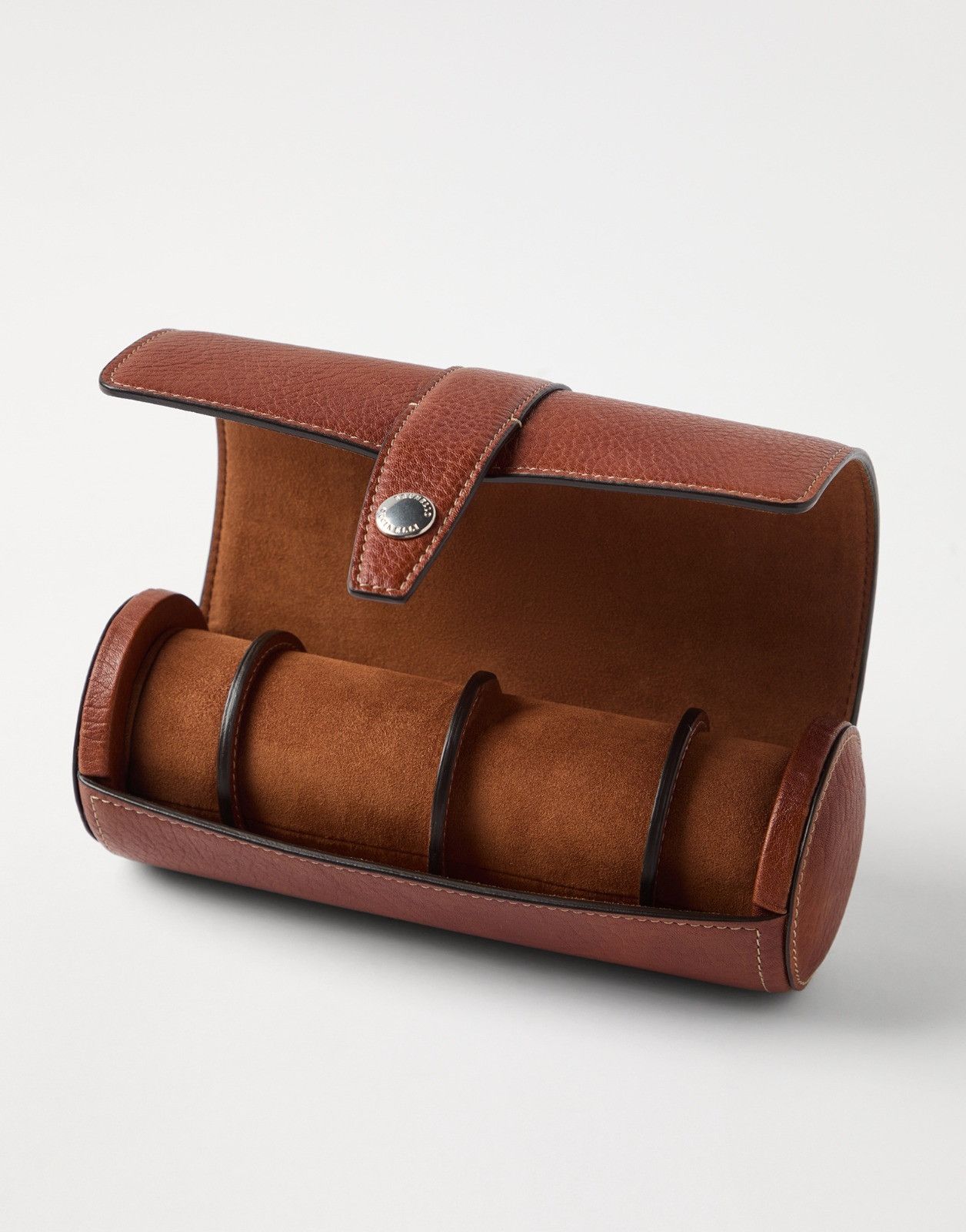 Brunello Cucinelli o1la1rc1a0326 Size: OS / Leather Case in Brown Size ONE SIZE - 2 Thumbnail