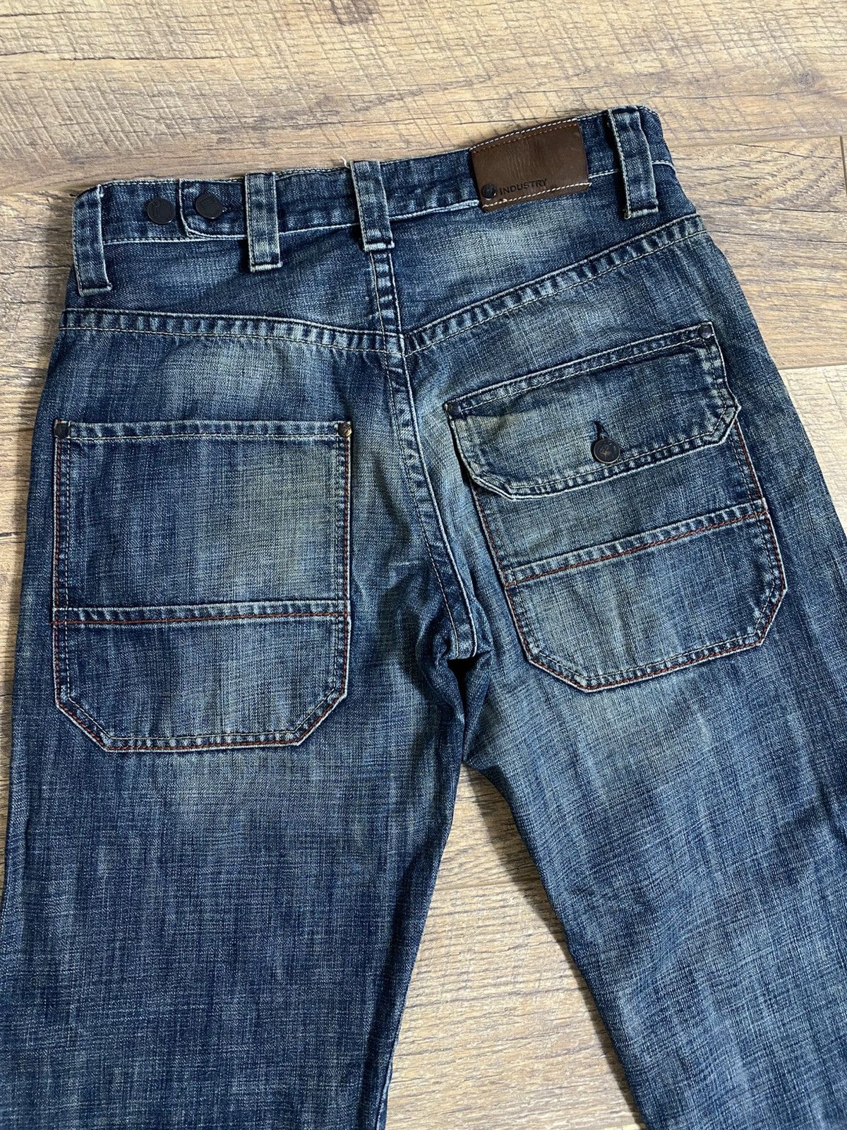 Japanese Brand Rare Y2K Baggy Jeans | Archive Avant-garde 90s Grunge Style Size US 32 / EU 48 - 3 Thumbnail