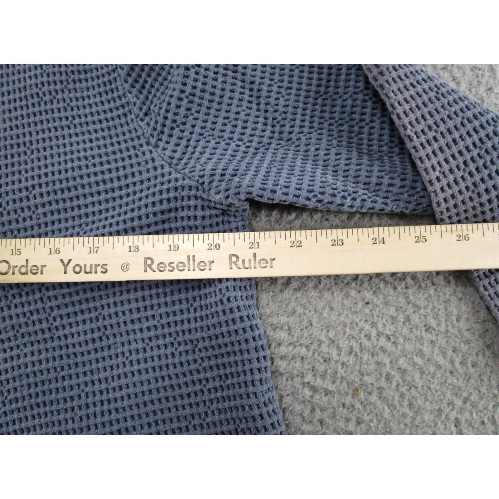 Alife VTG Focus Casual Life Jacket Womens M Blue Lagenlook Waffle Knit Toggle Casual Life Jacket Women M Blue Waffle Knit Toggle Jacket VTG Fashion Size M / US 6-8 / IT 42-44 - 6 Thumbnail