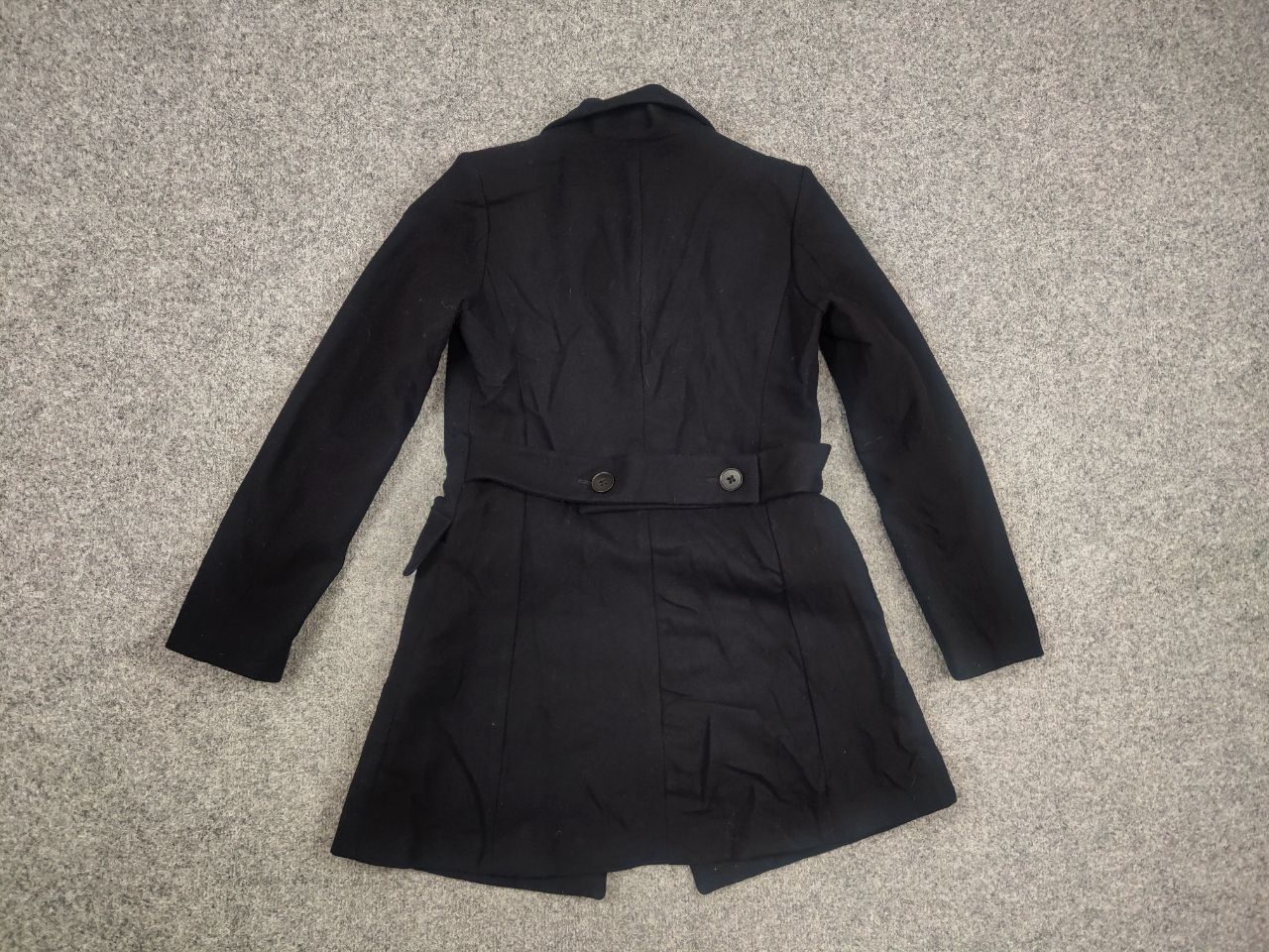 Jil Sander Jil Sander +J x Uniqlo Navy blue Wool Coat Womens Jacket Size S / US 4 / IT 40 - 10 Thumbnail