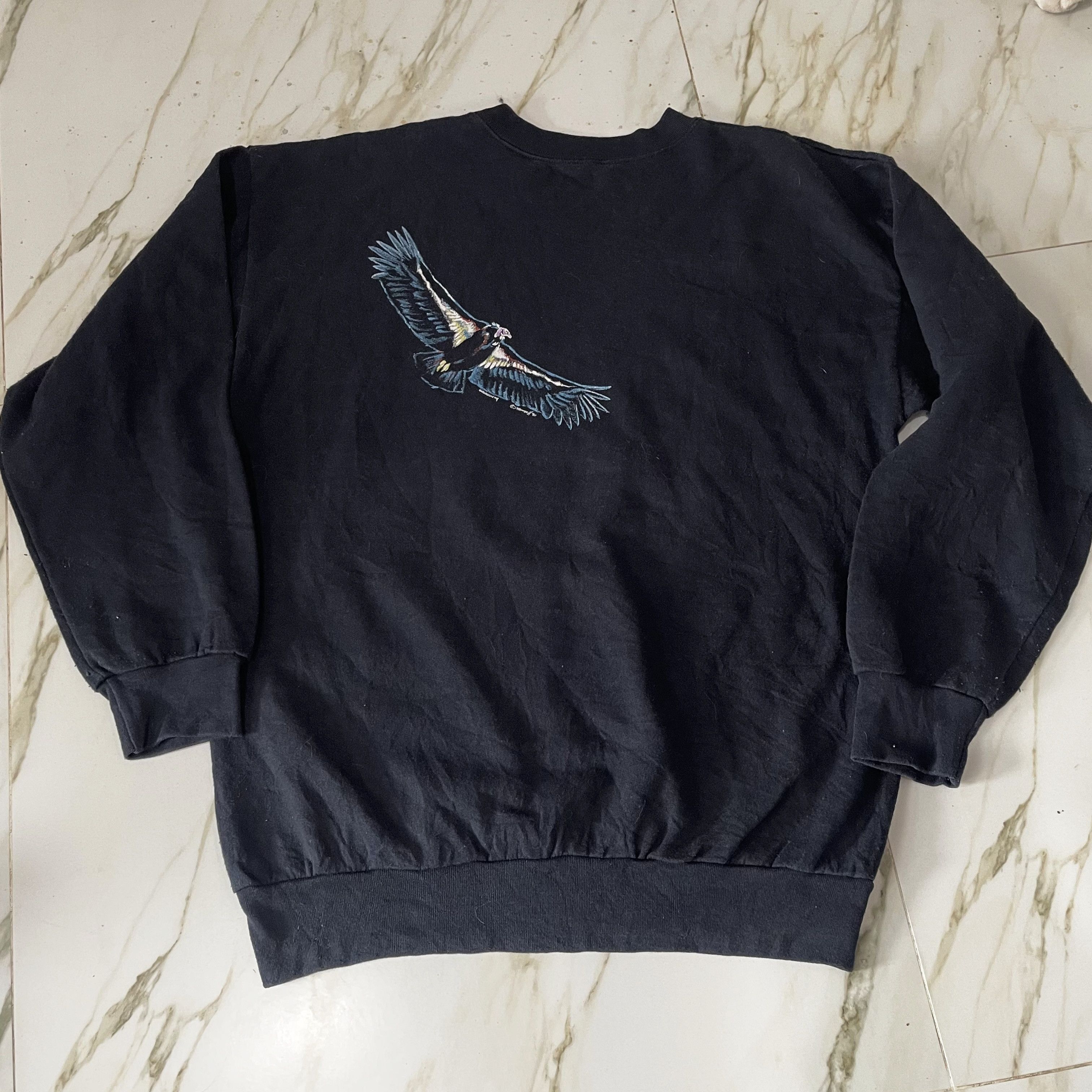 Vintage Vintage 90s African Wildlife Sweatshirt Size US L / EU 52-54 / 3 - 4 Thumbnail