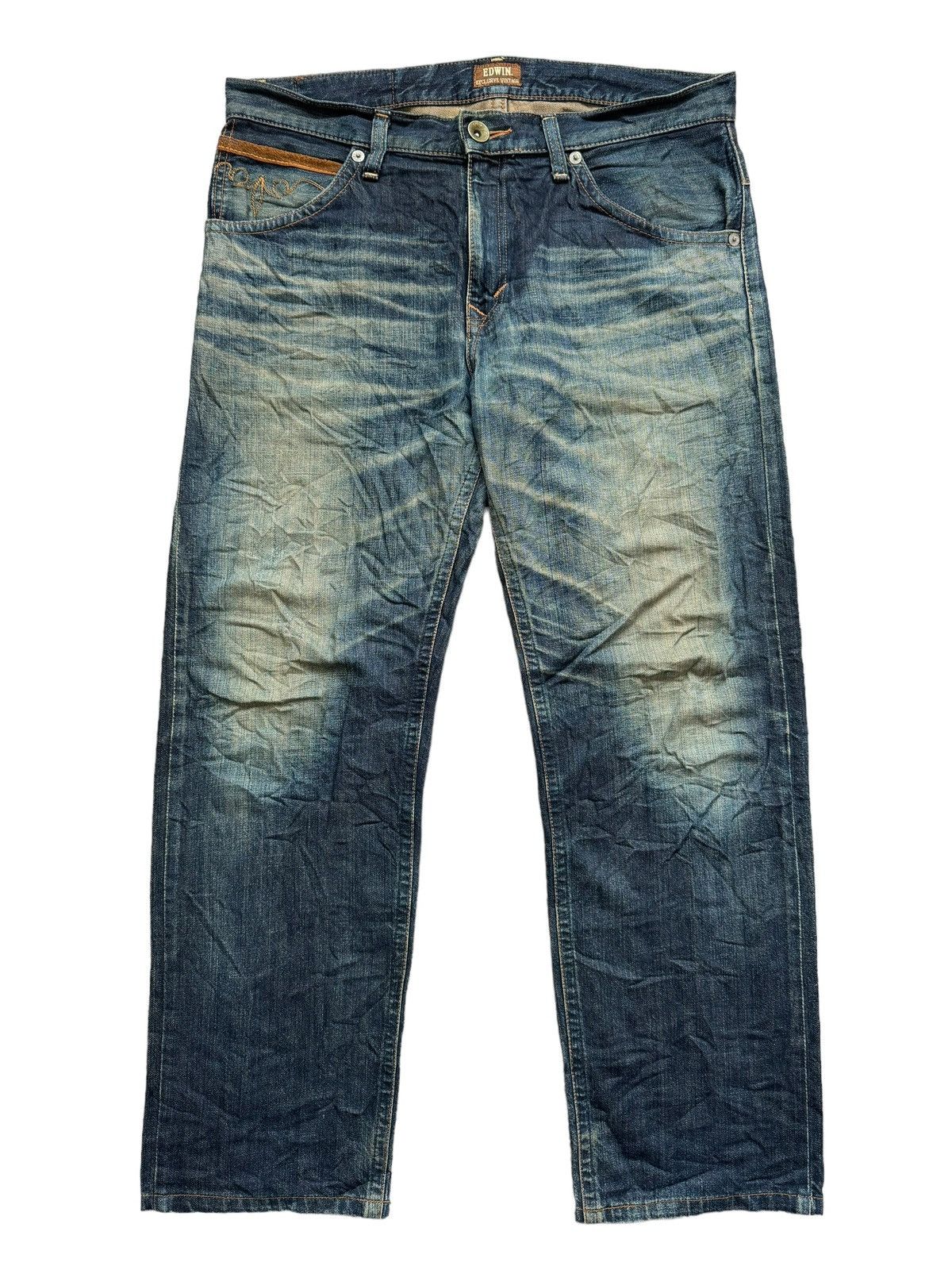 Edwin Vintage Edwin Exclusive Distressed Jeans ifsixwasnine Size US 38 / EU 54 - 1 Thumbnail