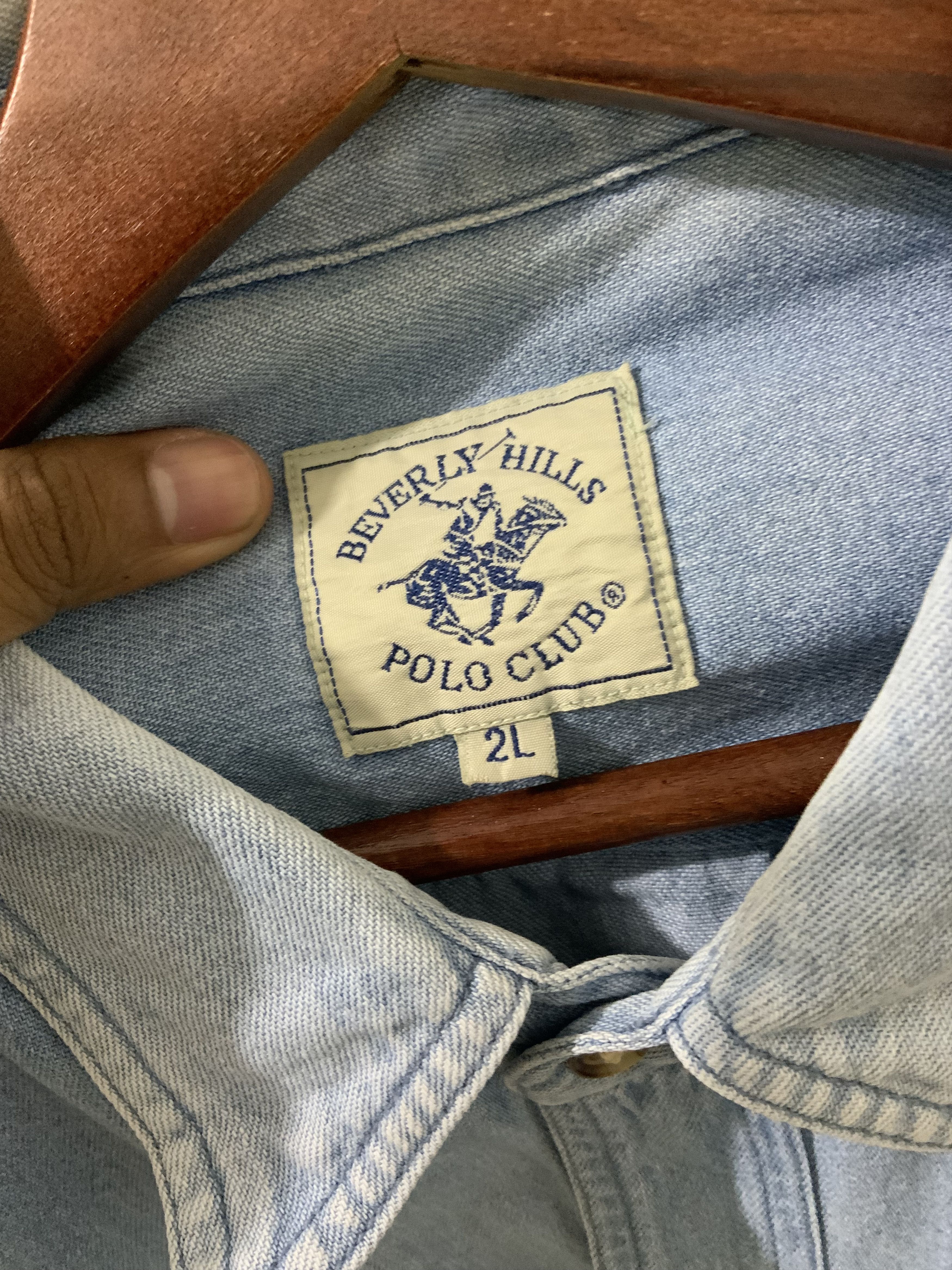 Beverly Hills Polo Club Beverly Hills Polo Club Denim Button Up Size US XL / EU 56 / 4 - 12 Thumbnail