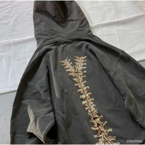 Japanese Brand Kimura x Asou Punk Zip Up Hoodie Gothic Style Skeleton Size US M / EU 48-50 / 2 - 5 Thumbnail