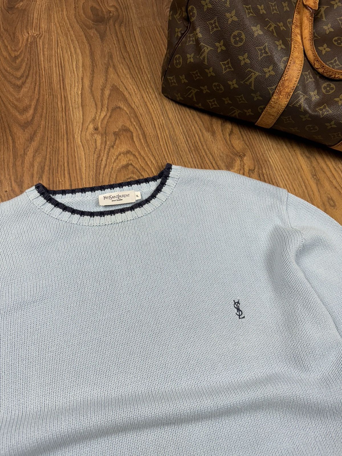 Yves Saint Laurent Vintage sweater Yves Saint Laurent 90s original luxury item Size US XL / EU 56 / 4 - 2 Thumbnail